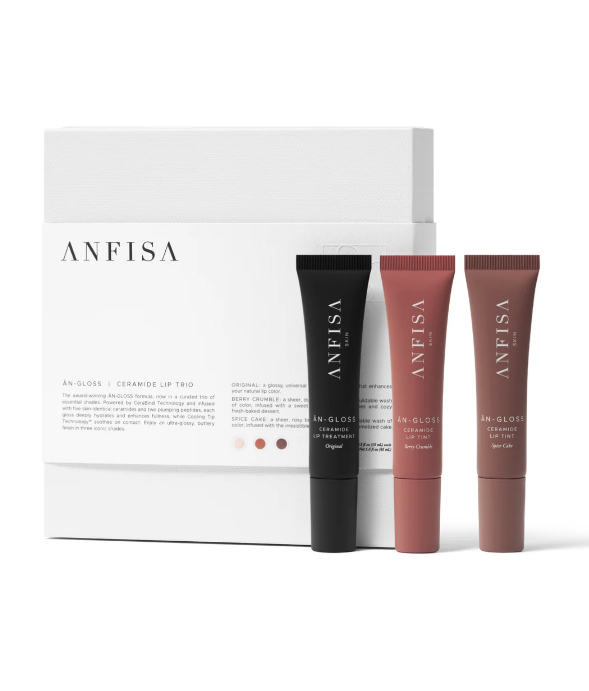 ÂN-GLOSS Ceramide Lip Tint Trio