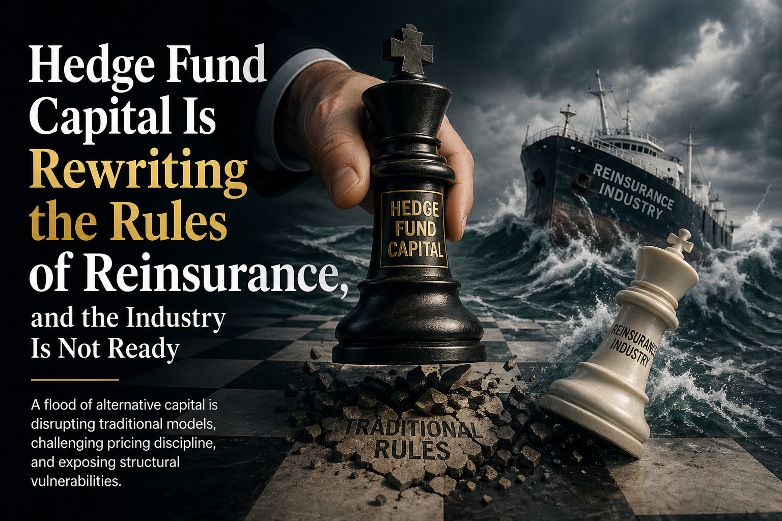 Hedge Fund Capital Is Rewriting the Rules of Reinsurance, and the Industry Is Not Ready