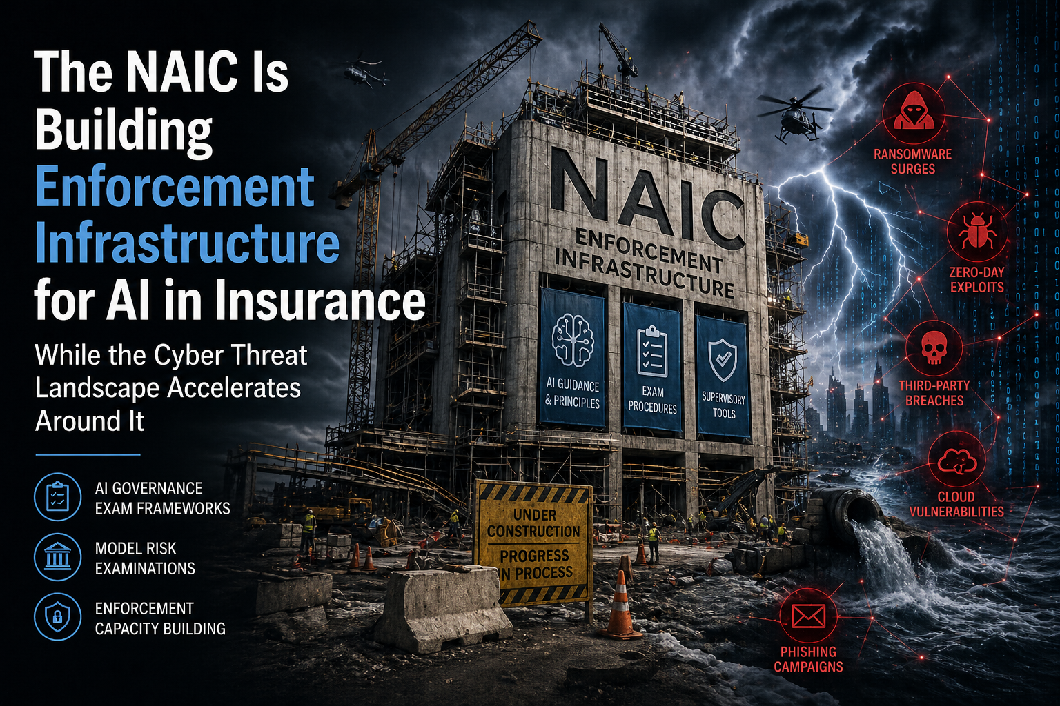 The NAIC Is Building Enforcement Infrastructure for AI in Insurance While the Cyber Threat Landscape Accelerates Around It