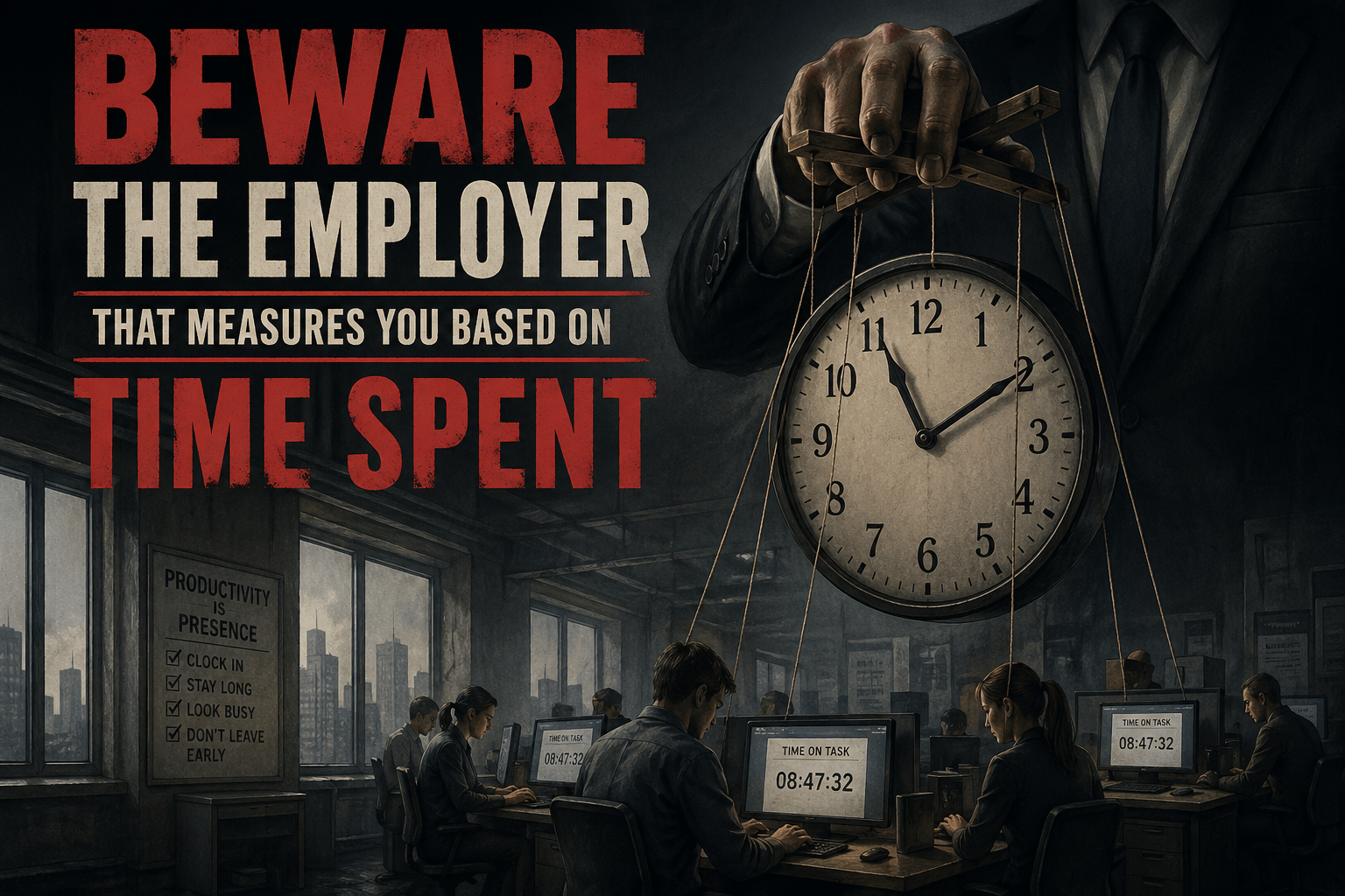 Beware the Employer That Measures You Based on Time Spent