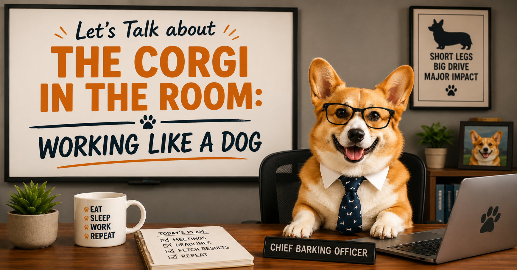 Let's Talk About the Corgi in the Room: Working Like a Dog