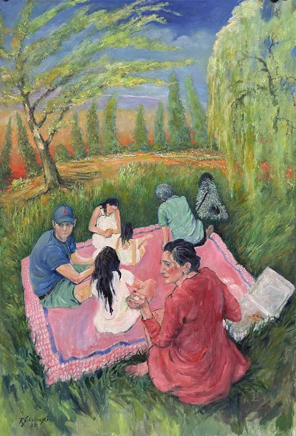 "Sunset Hills", Oil on Canvas, 36" x 24" .