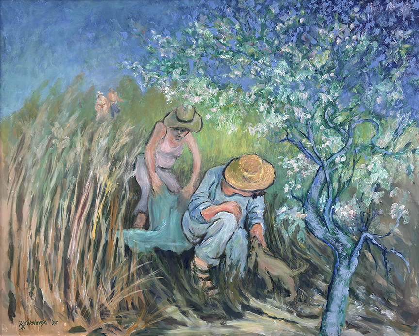 “Spring”, oil on board, 28" x 34"