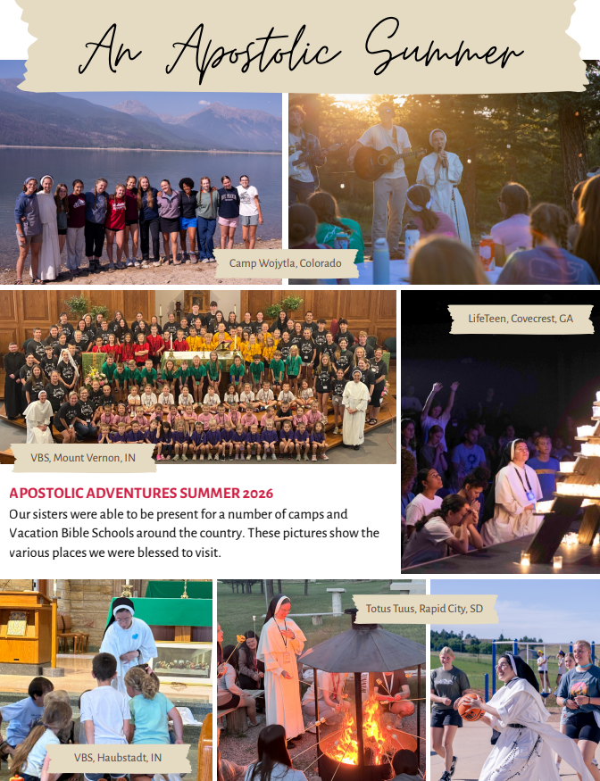 St. Philip Vacation Bible School was featured in the September edition of the Vocations Newsletter for the Dominican Sisters of St. Cecilia.