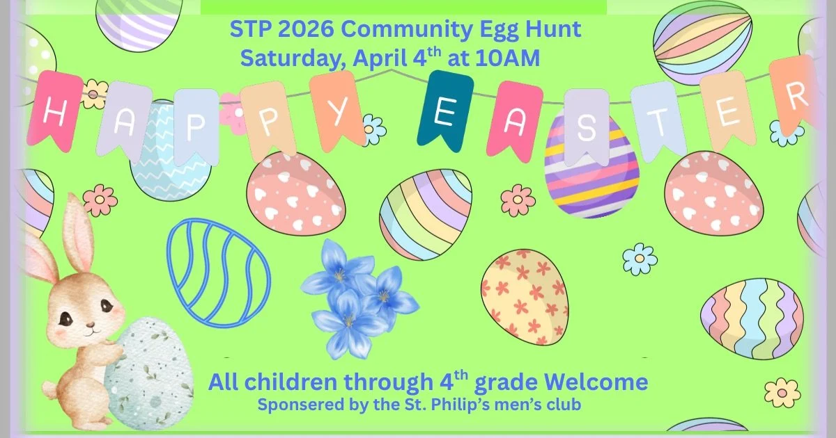 Egg Hunt April 4th at 10AM