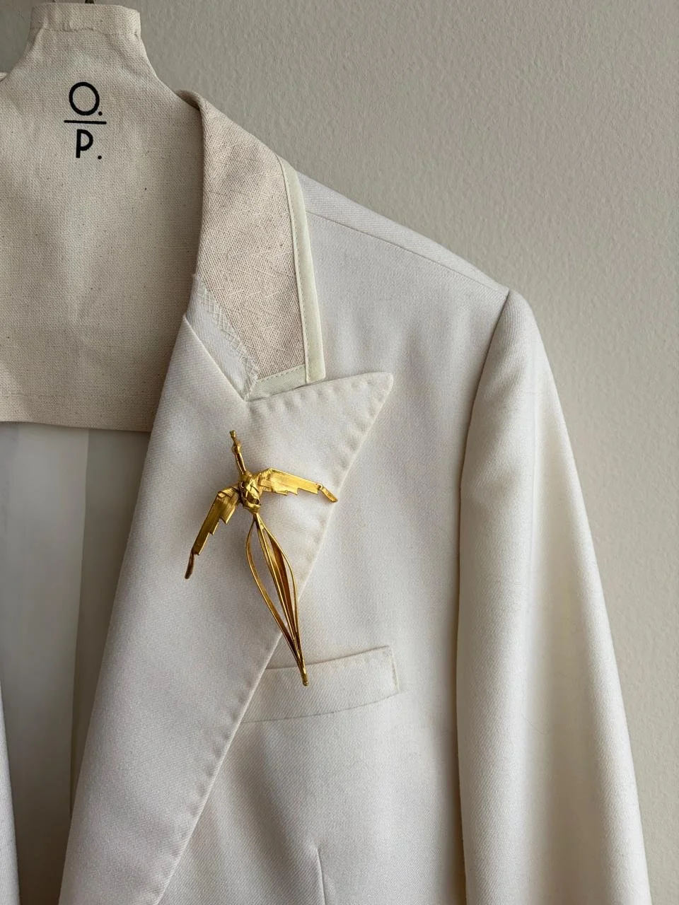 Broche de Garza Pequeño