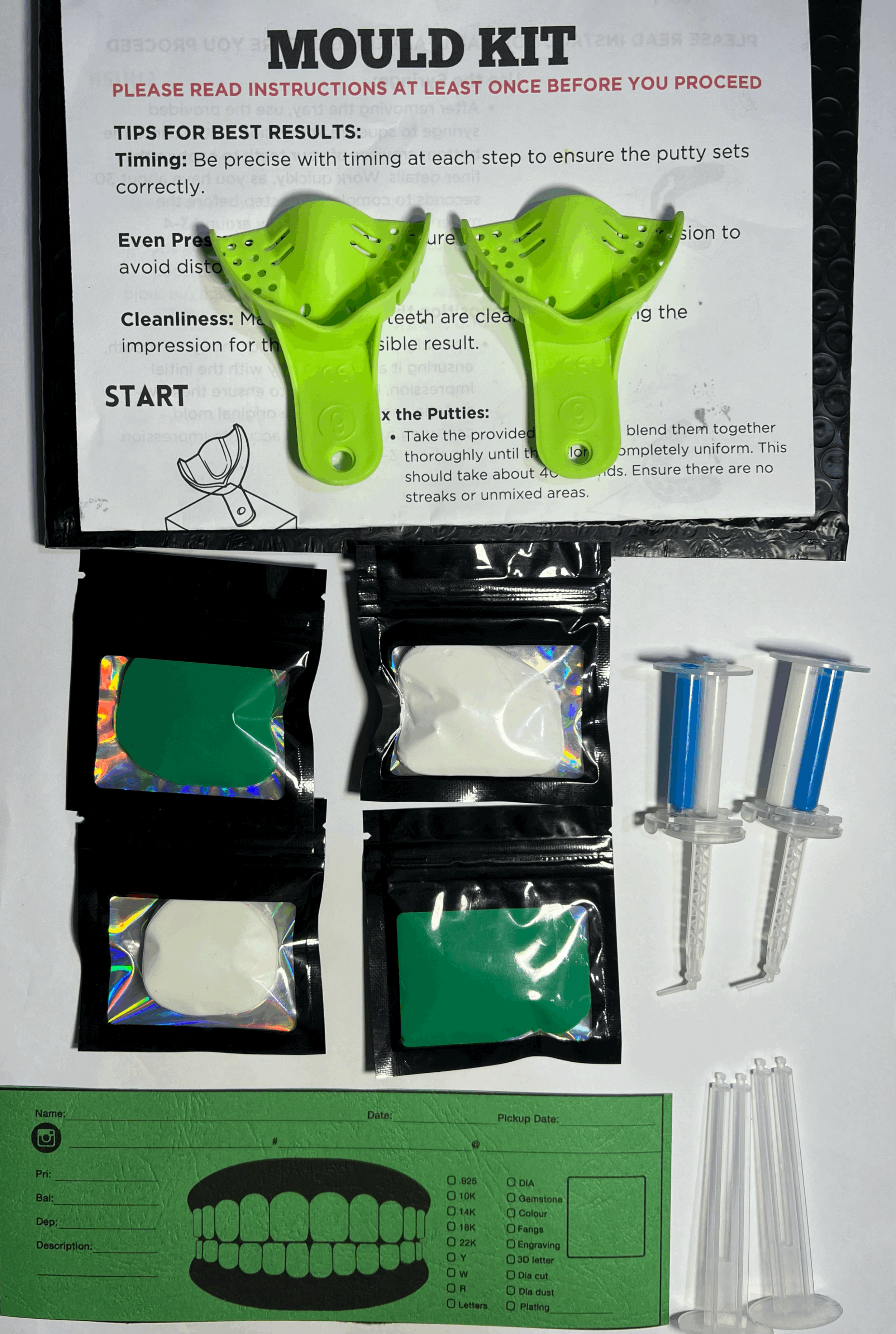 Book an appointment or order a DIY Grillz kit