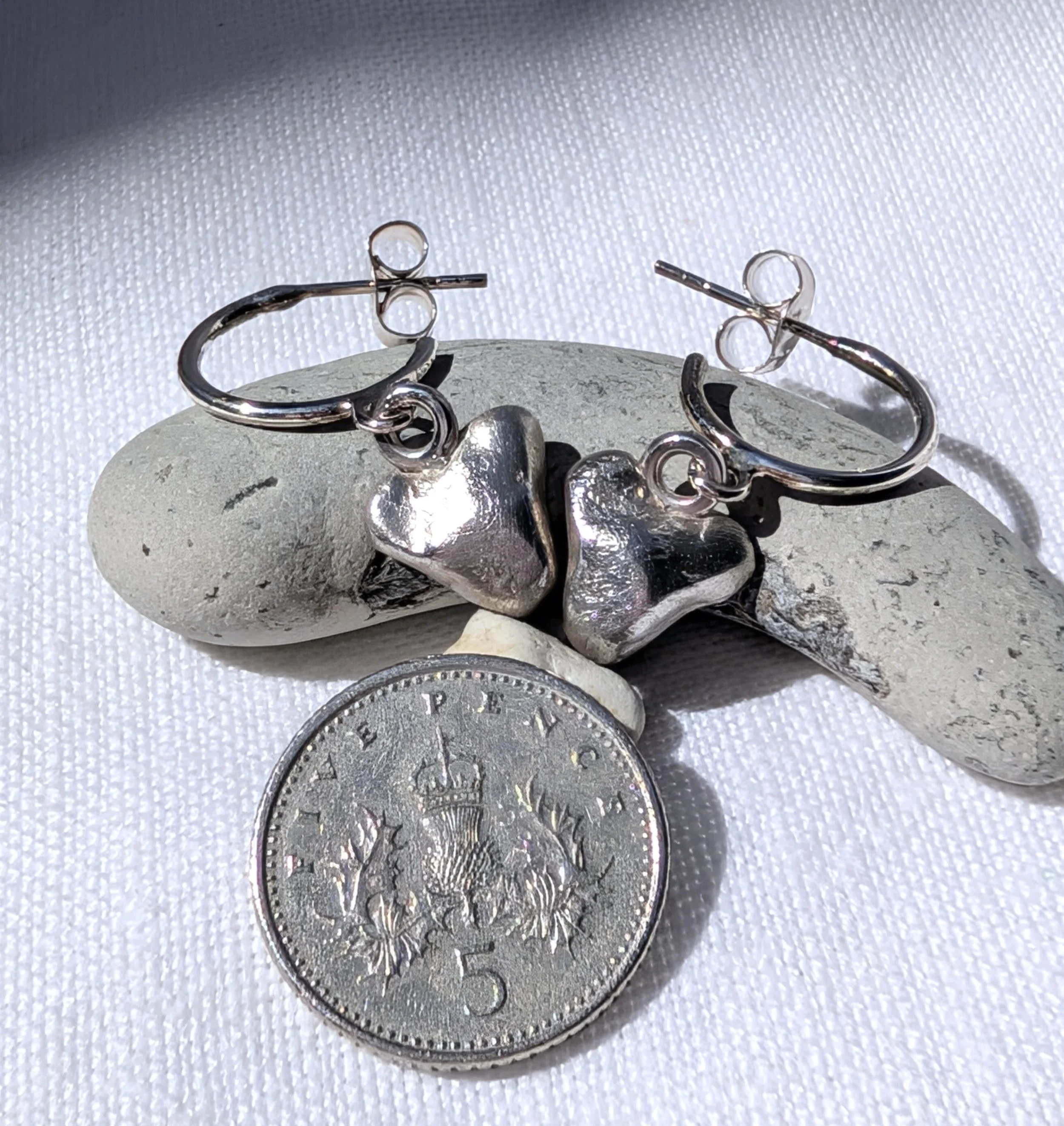 Small Handmade Silver Heart Open-Hoop Earrings (5).jpg