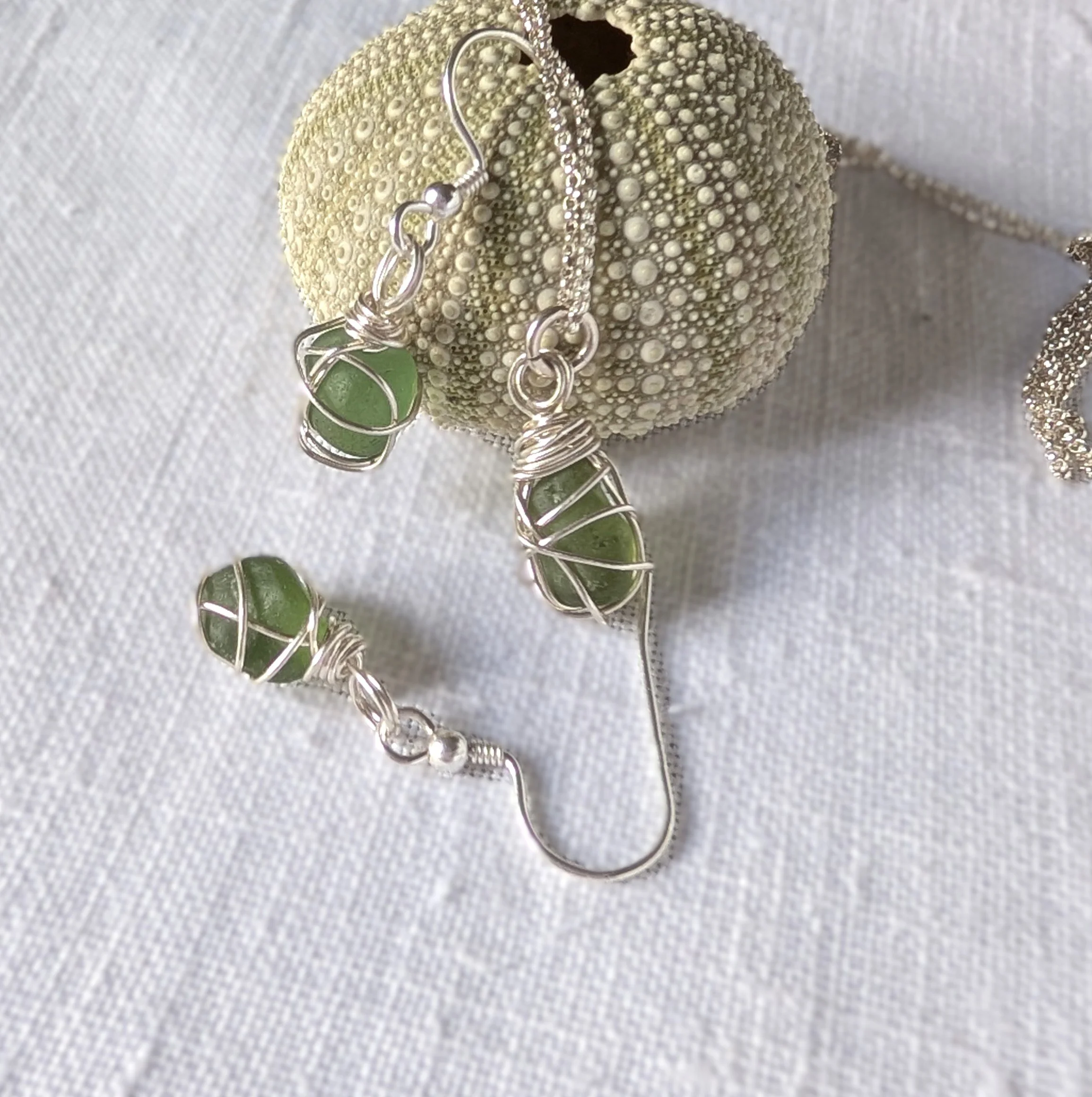 Deep-Sage-Green-sea-glass-necklace-earrings-set (10).jpg