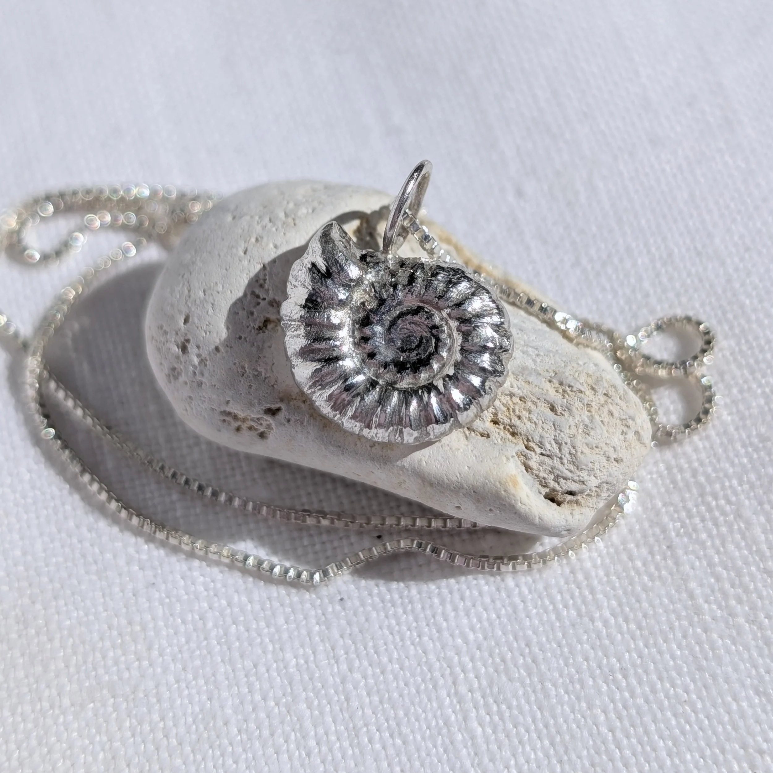 Handmade Solid Fine Silver Ammonite Fossil (11).jpg
