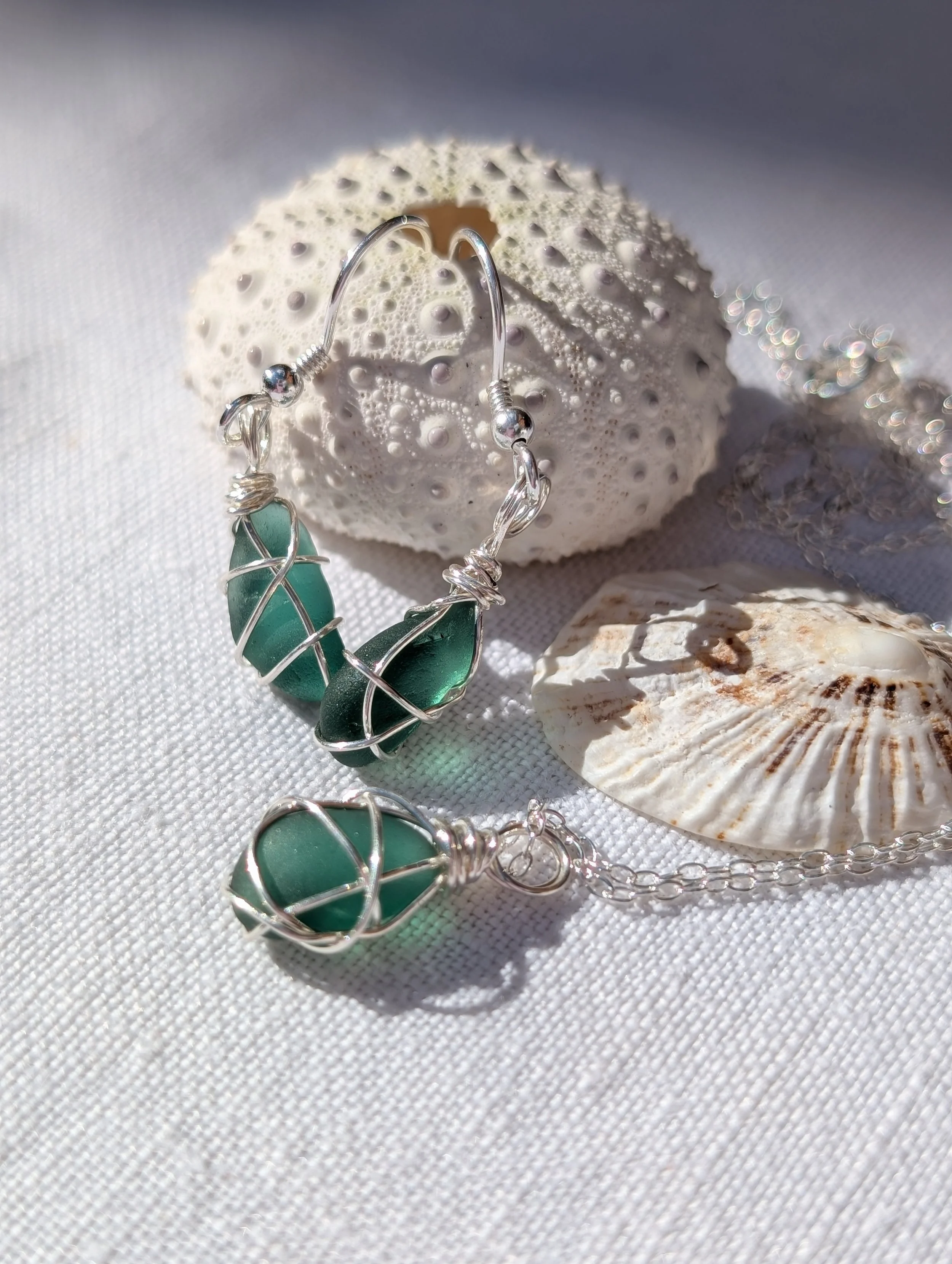 Teal-green-rare-sea-glass-silver-earrings-necklace-set (8).jpg