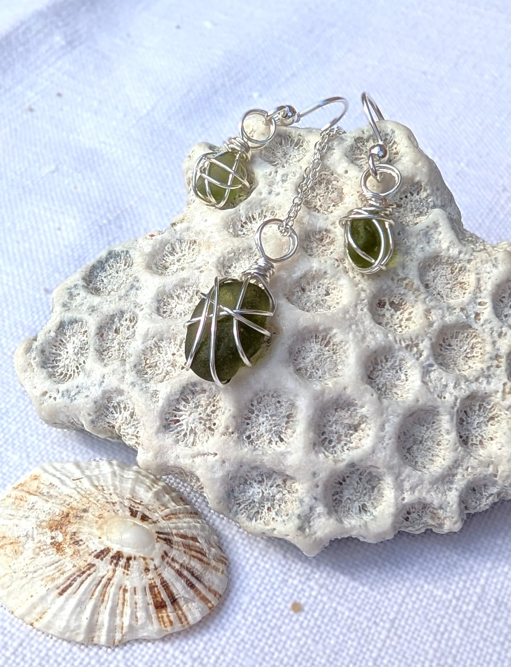 Olive-green-sea-glass-silver-earrings-necklace-set (2).jpg