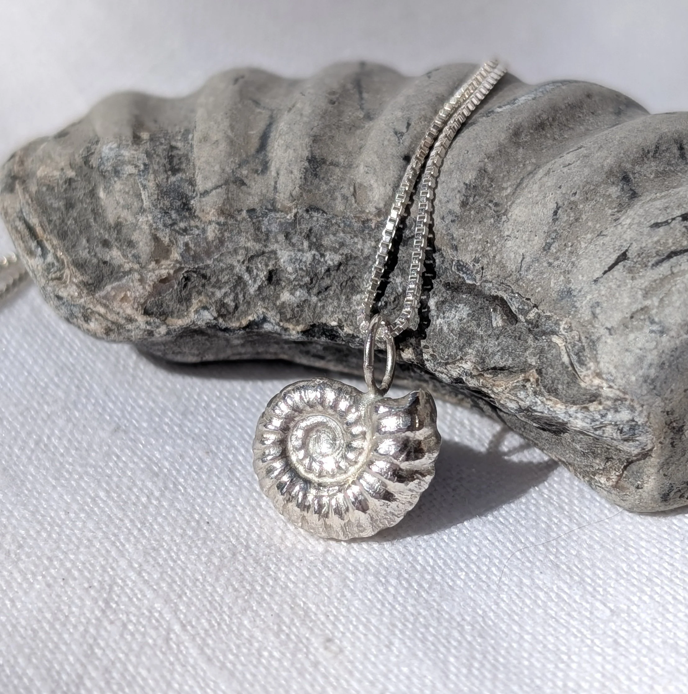 Handmade Solid Fine Silver Ammonite Fossil (3).jpg