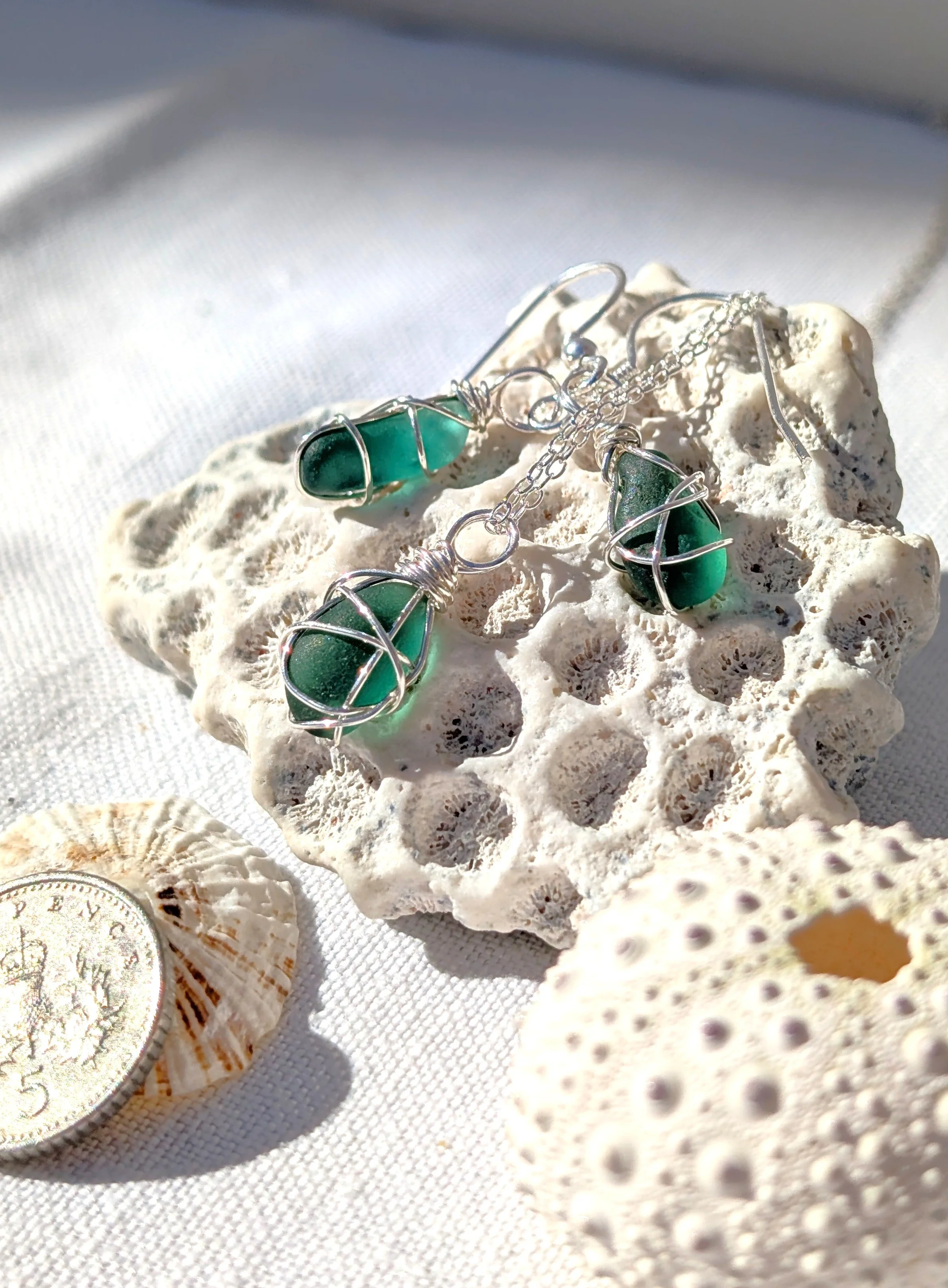 Teal-green-rare-sea-glass-silver-earrings-necklace-set (4).jpg