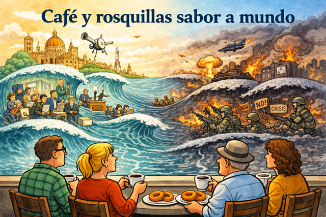 Café y rosquillas… con sabor a mundo
