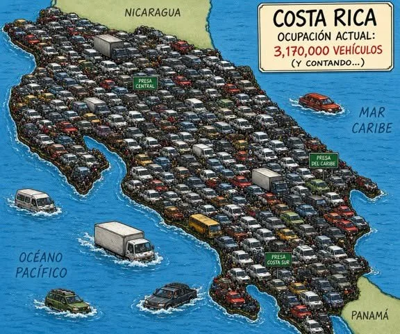 Costa Ricaaarros… y caaarros… y…