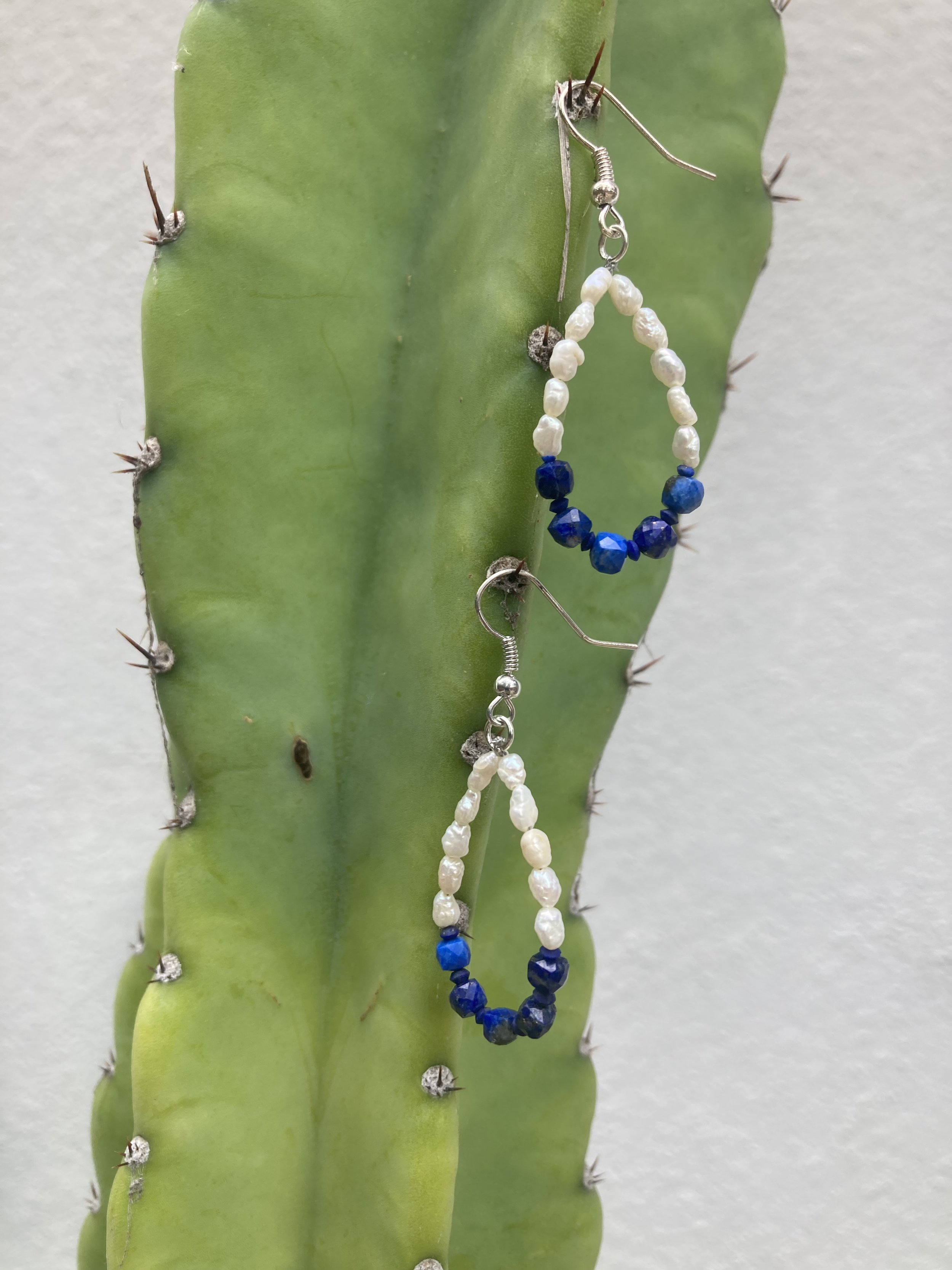 Lapis Lazuli & Pearl Mothers Day Loops