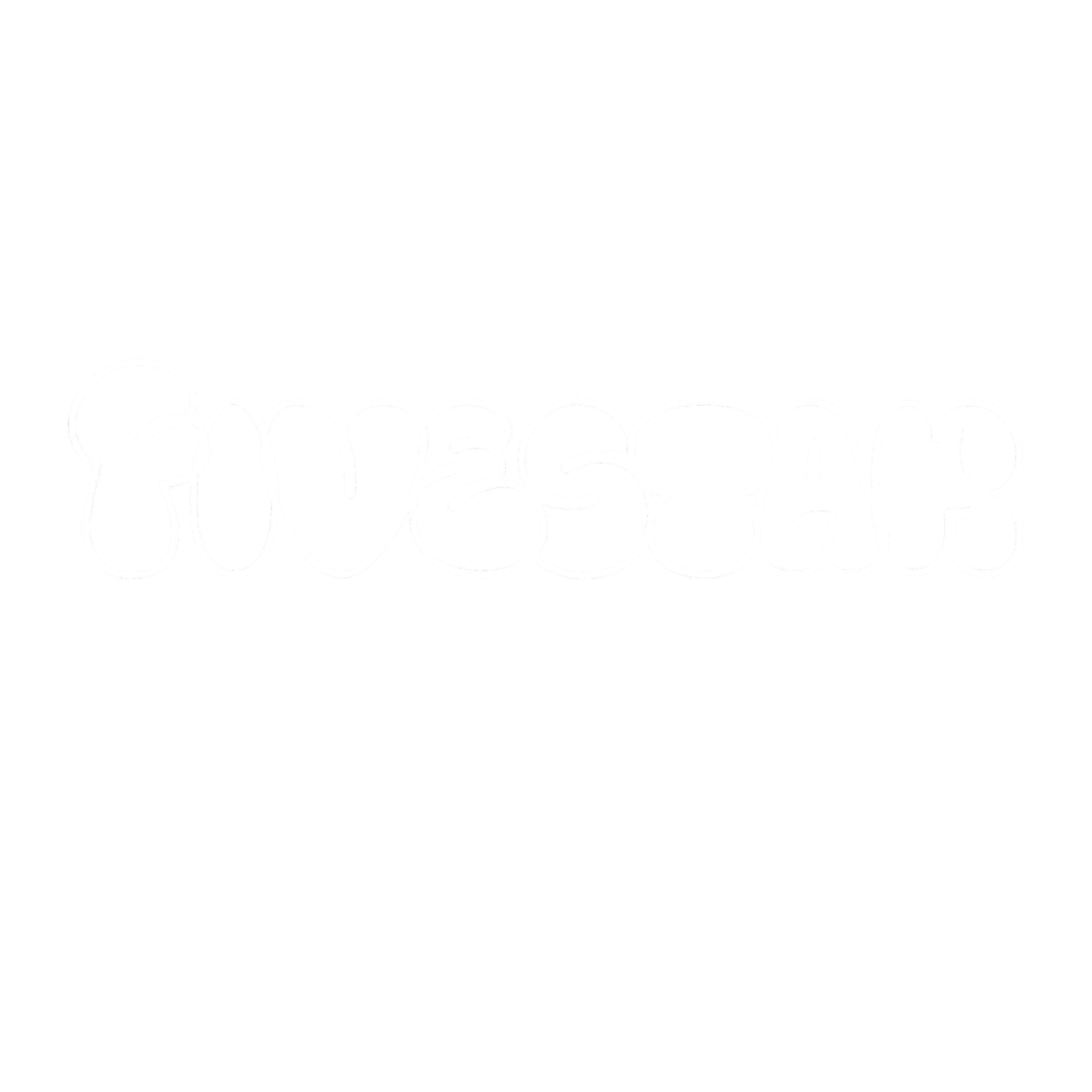 Bubble font banner