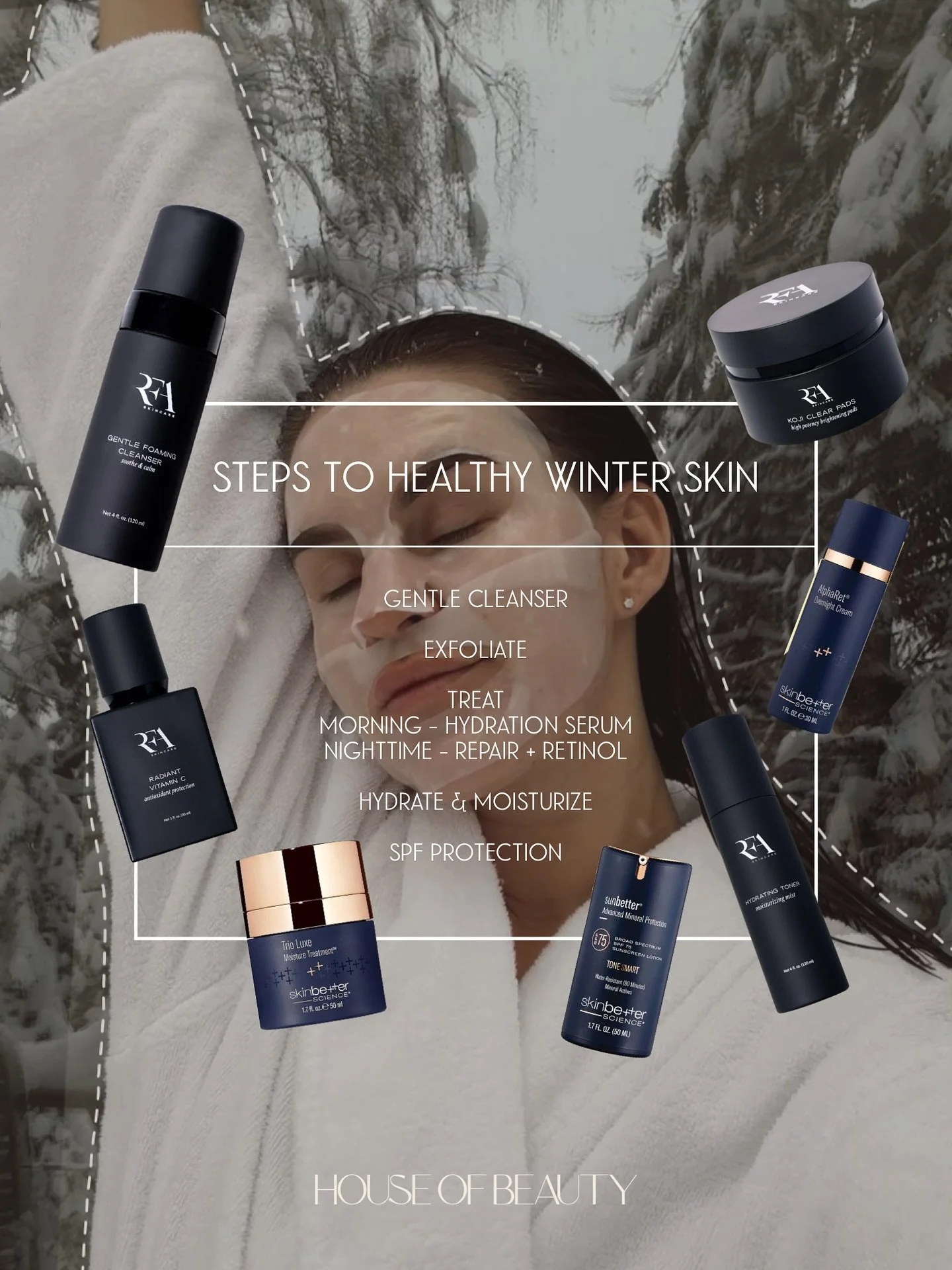 winter skin doesn&rsquo;t have to be dull &amp; dry! step up your skincare routine from hob.