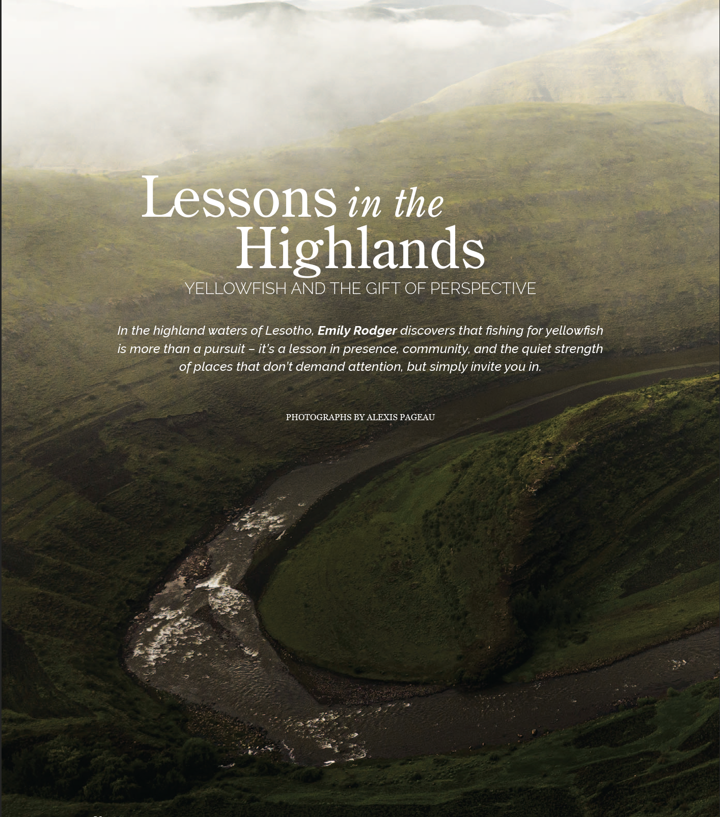 Lessons in the Highlands