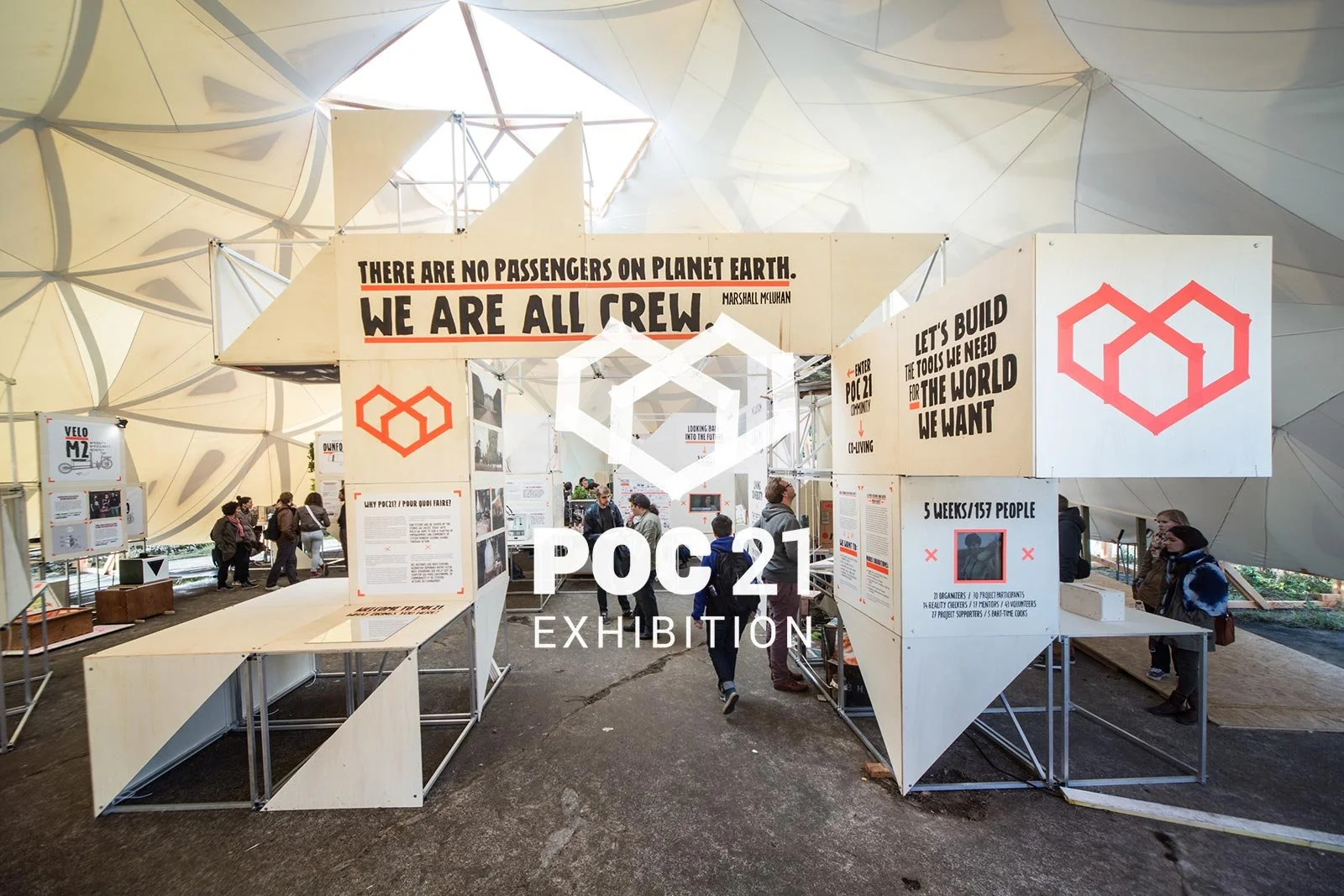 Ausstellungsdesign für POC21