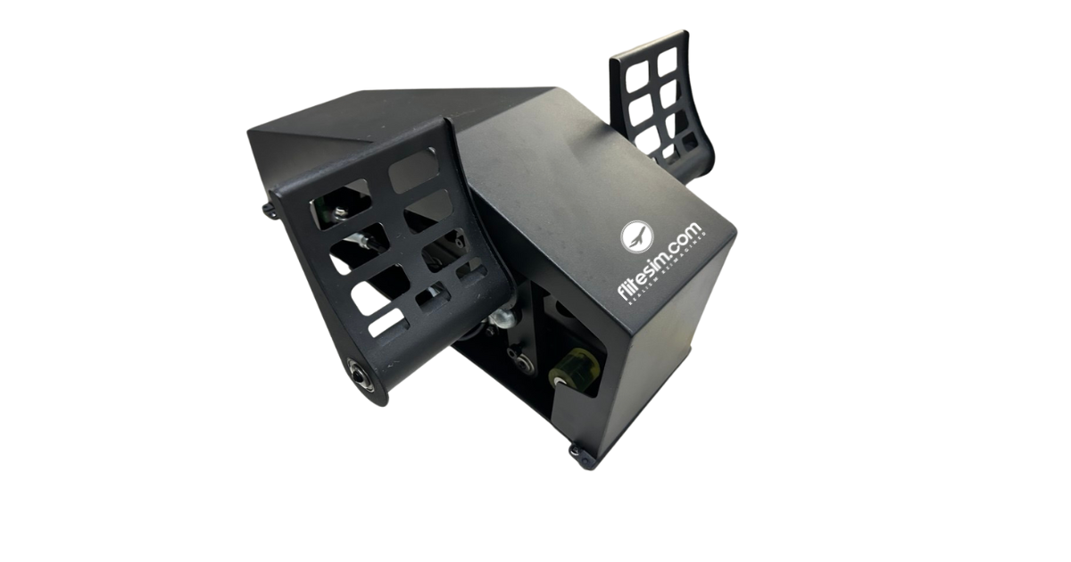 Force Feedback Rudder Force Feedback Rudder Pedals — FliteSim.com