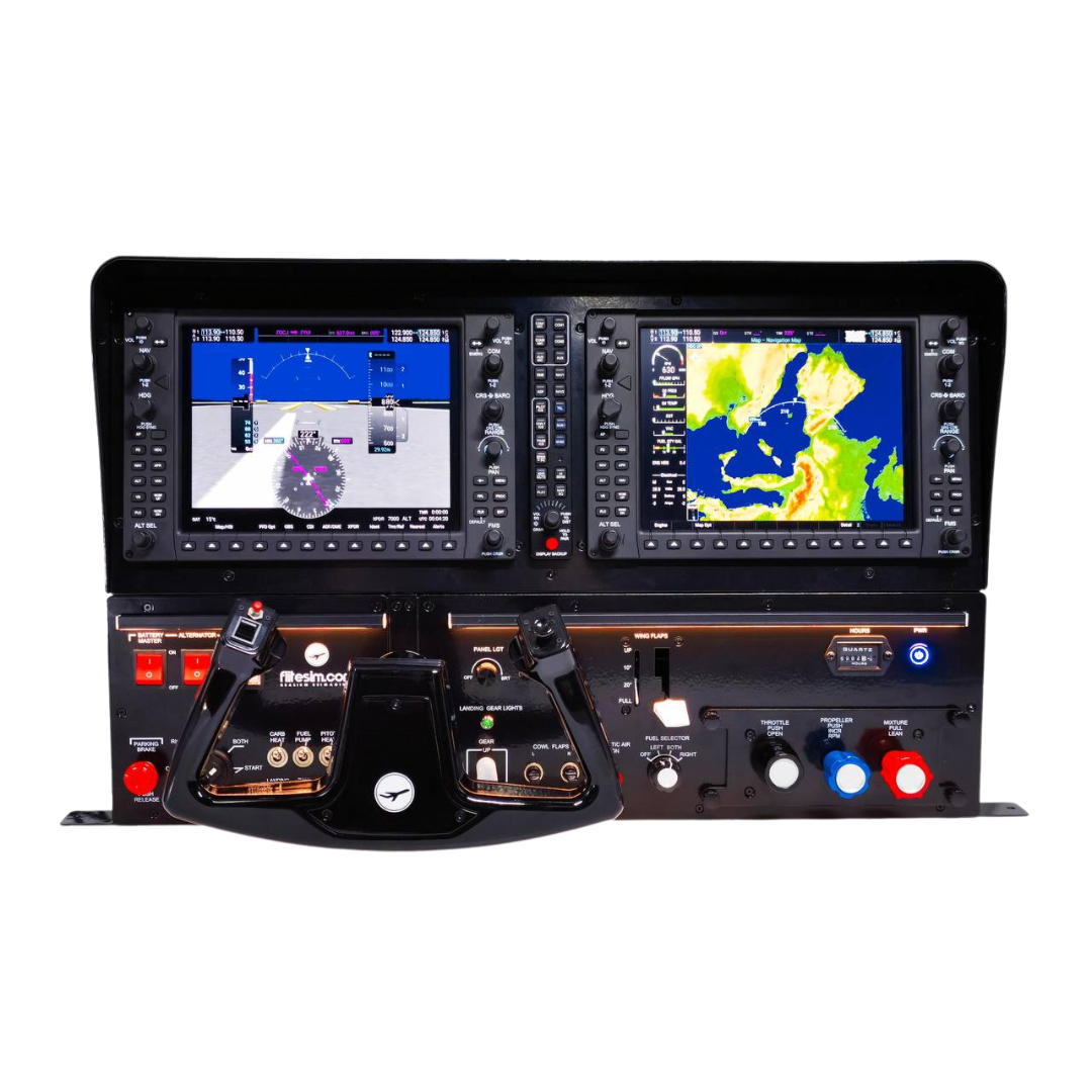 FC-50 Flight Console & CLS-60/120 Force Feedback Yoke Bundle — FliteSim.com