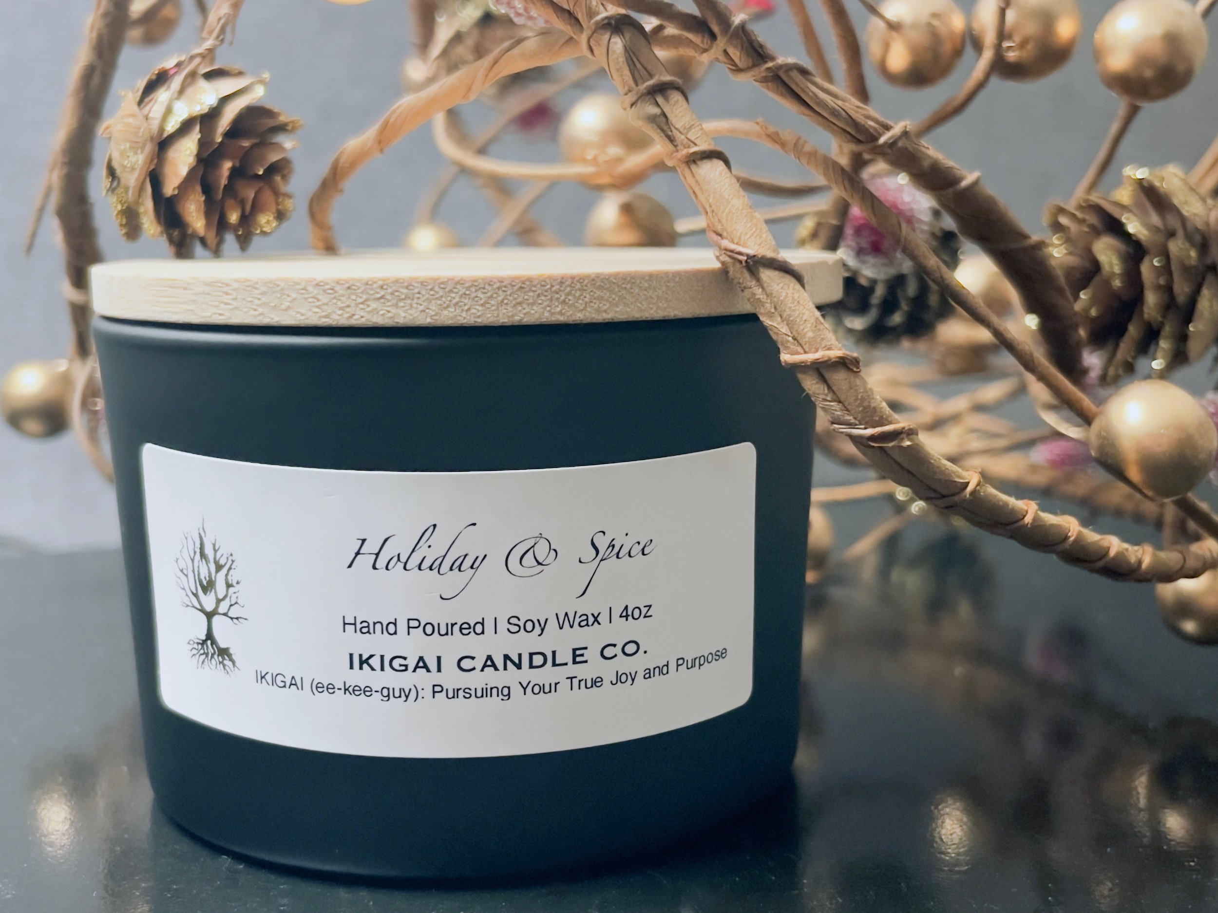Holiday & Spice | Mini Candle (4 oz)