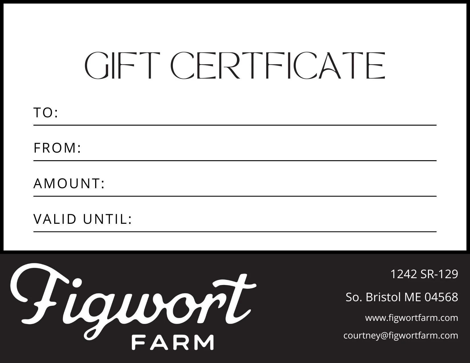 Figwort Farm Gift Card