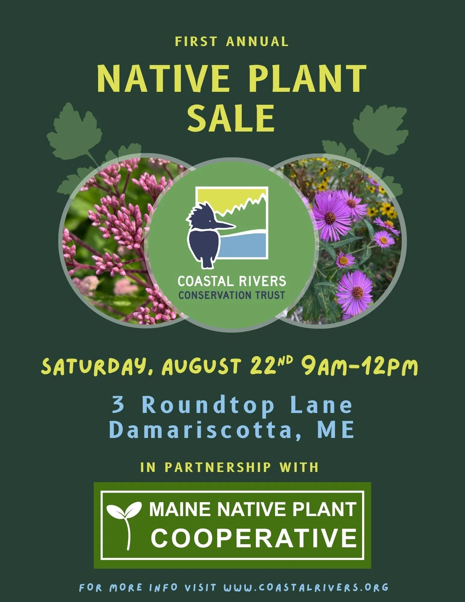 Coastal Rivers Conservation Trust - Native Plant Sale!