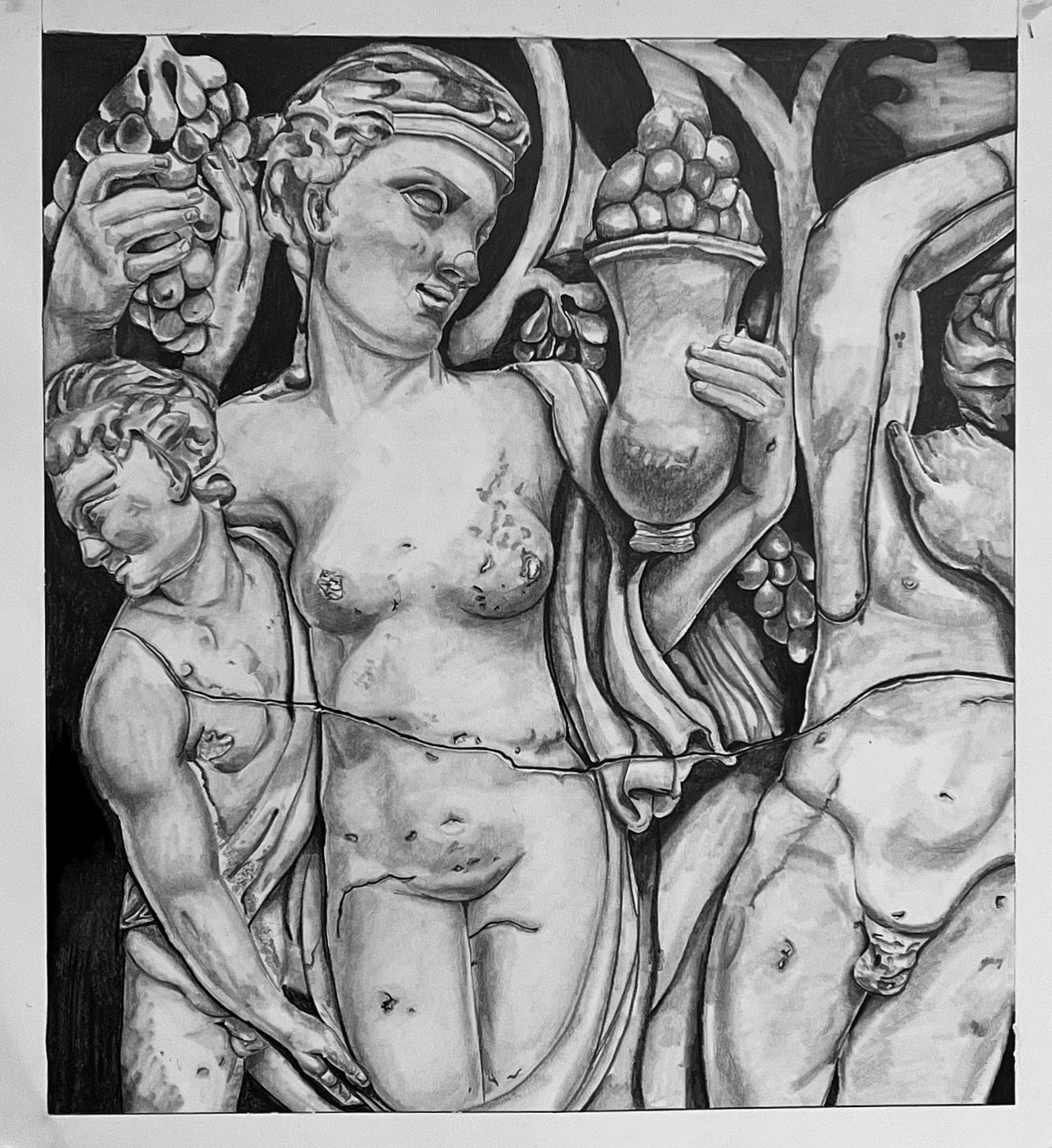 Staring at the graces.JPG