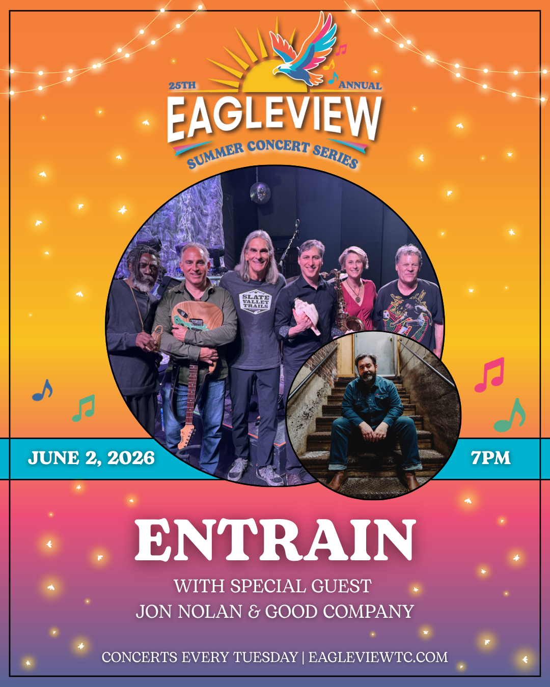 Concert: Entrain with special guest Jon Nolan &amp; Good Company