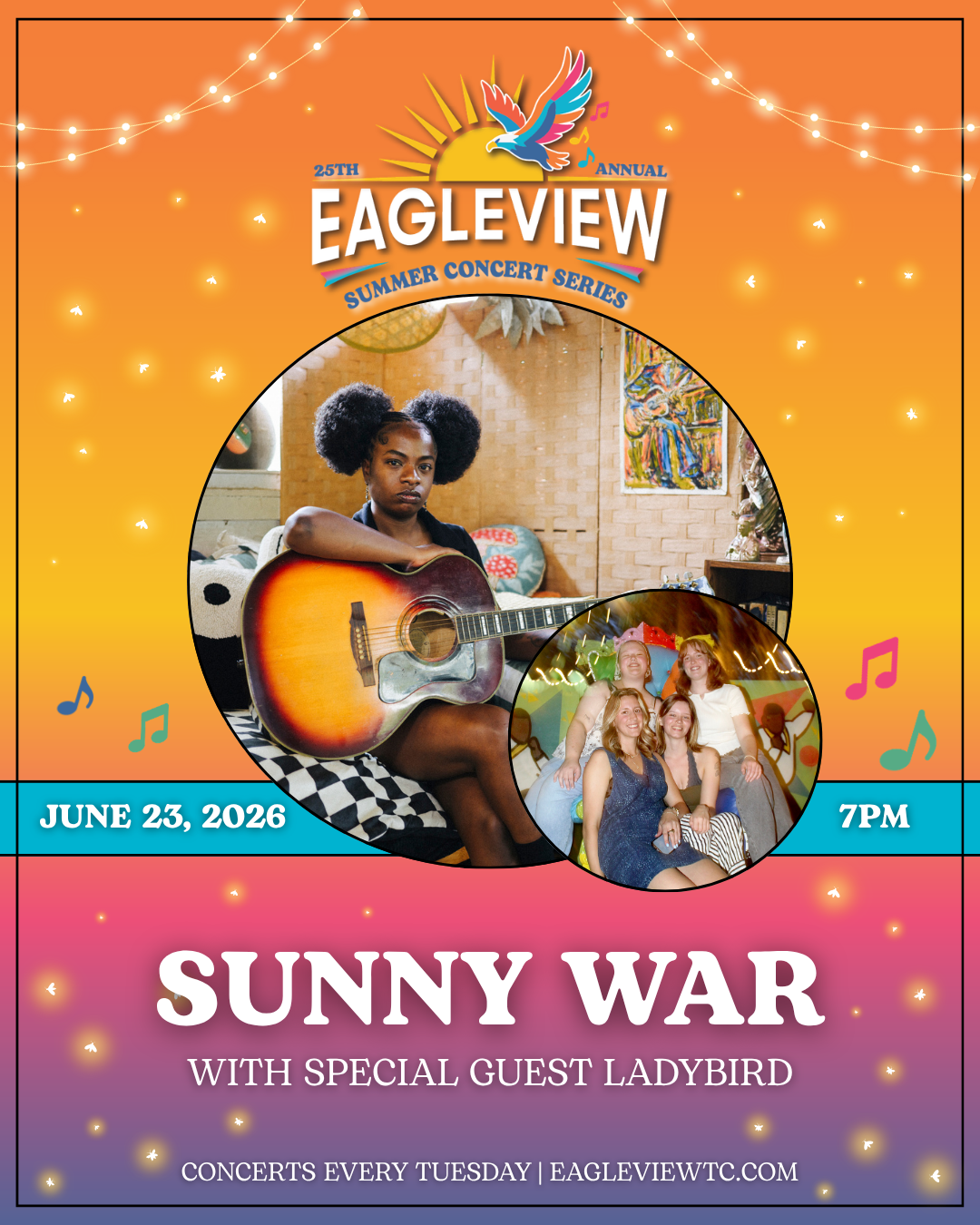 Concert: Sunny War with special guest Ladybird