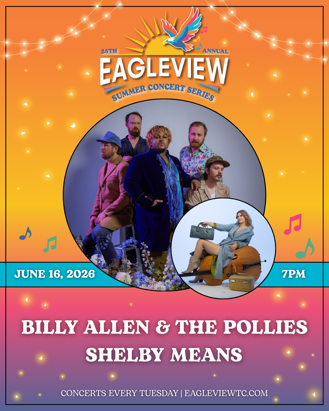 Concert: Billy Allen &amp; The Pollies / Shelby Means