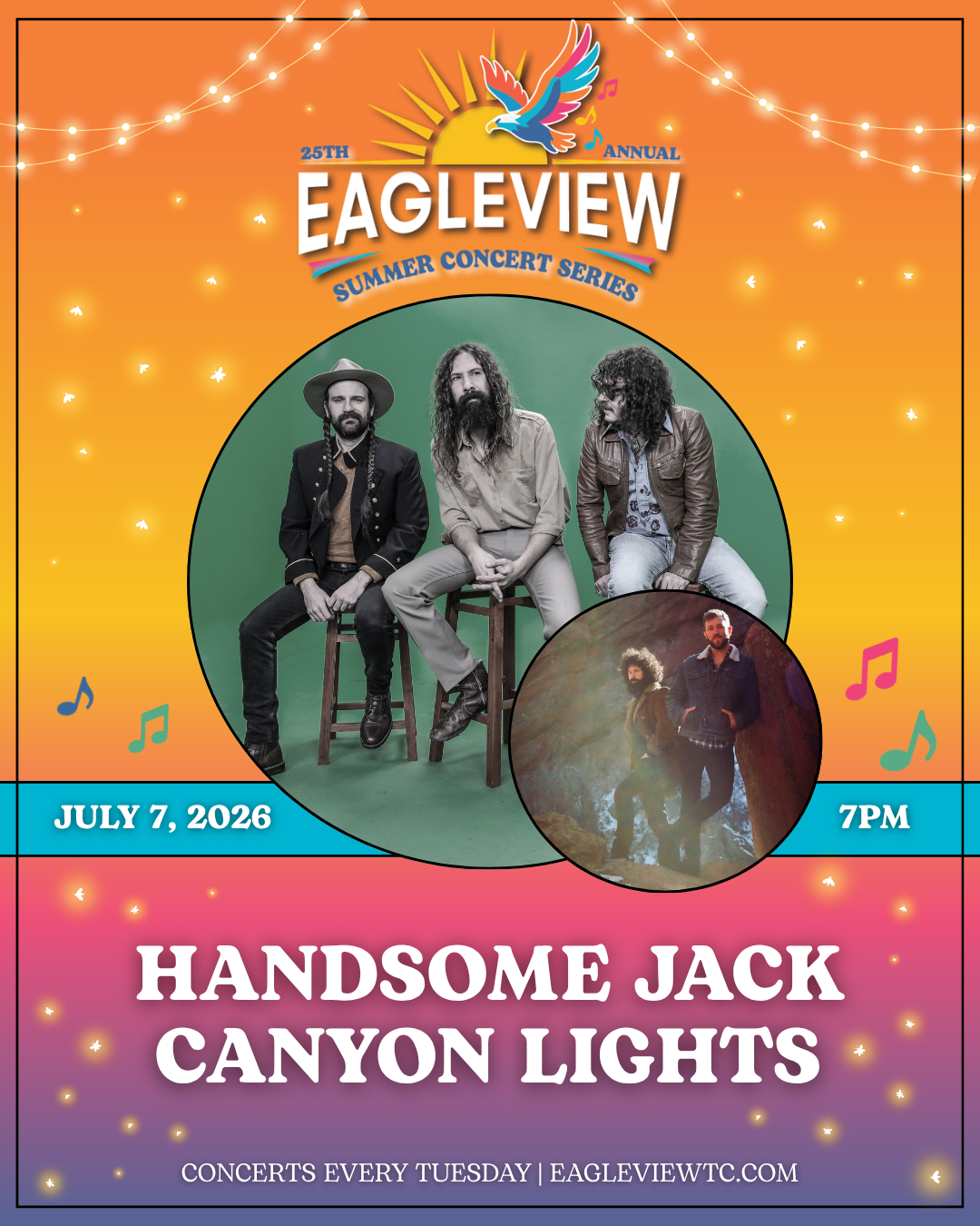 Concert: Handsome Jack / Canyon Lights