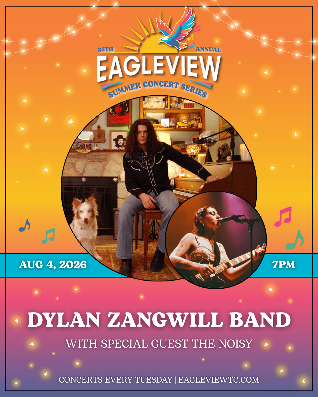 Concert: Dylan Zangwill Band with special guest The Noisy