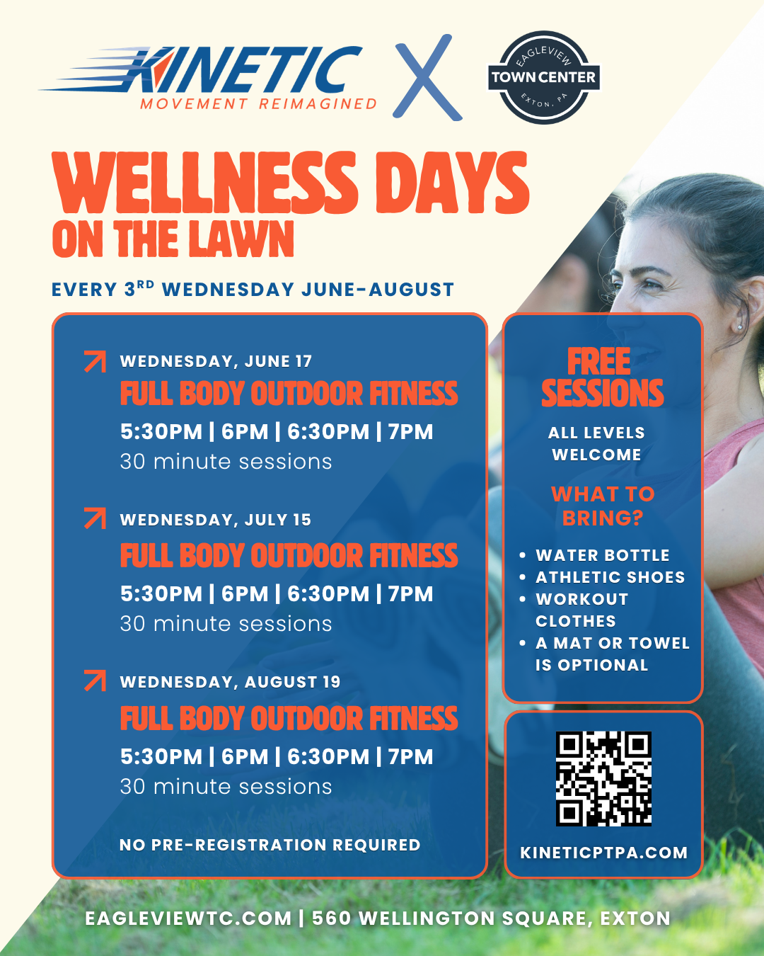 Wellness on the Lawn: Free All-Levels Outdoor Fitness Classes