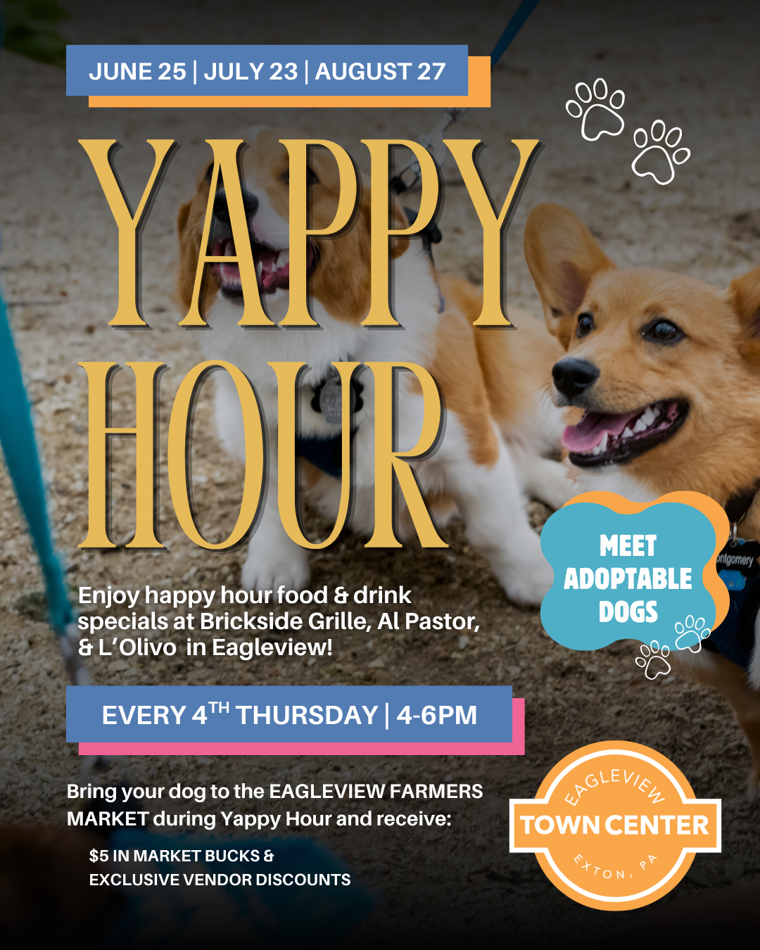 Eagleview Yappy Hour: Dog-Friendly Happy Hour &amp; Farmers Market