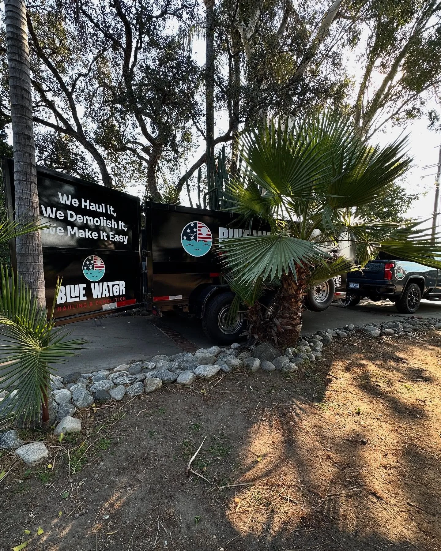 Yard debris and a large part of a tree that was blown down by high winds and then cut up to be hauled away.
&ldquo;We Haul It, We Demolish It-We Make It Easy&rdquo;
Call For A Free Estimate (626)698-9835