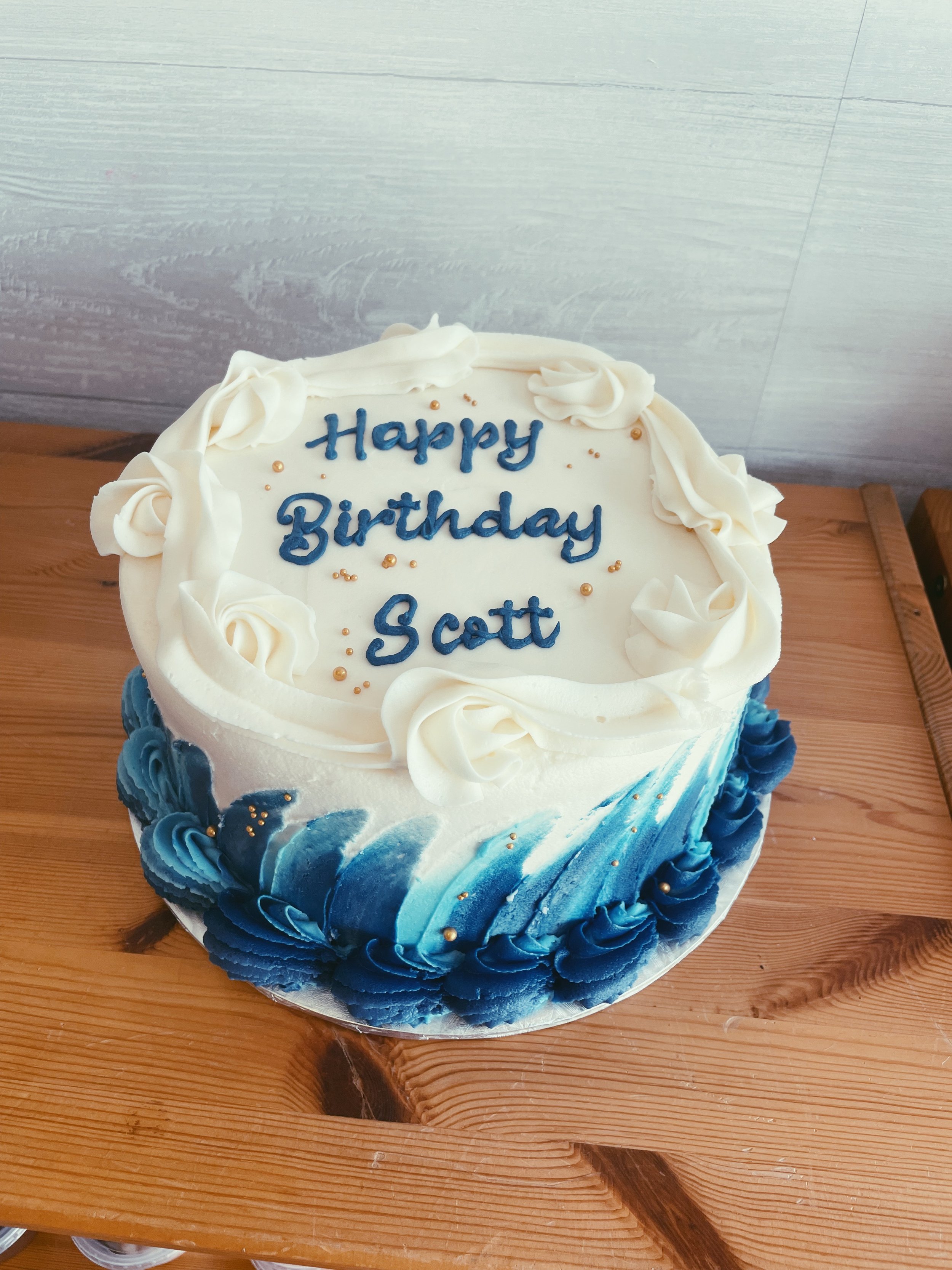 Blue Wave Cake