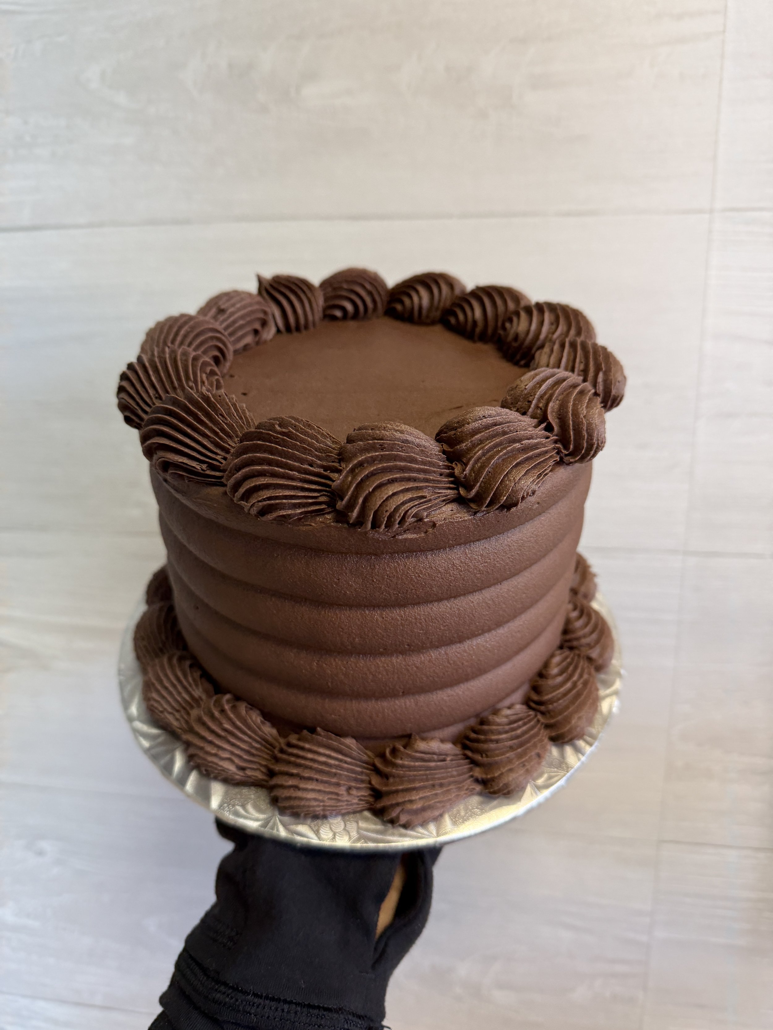Chocolate Cake with Chocolate Buttercream