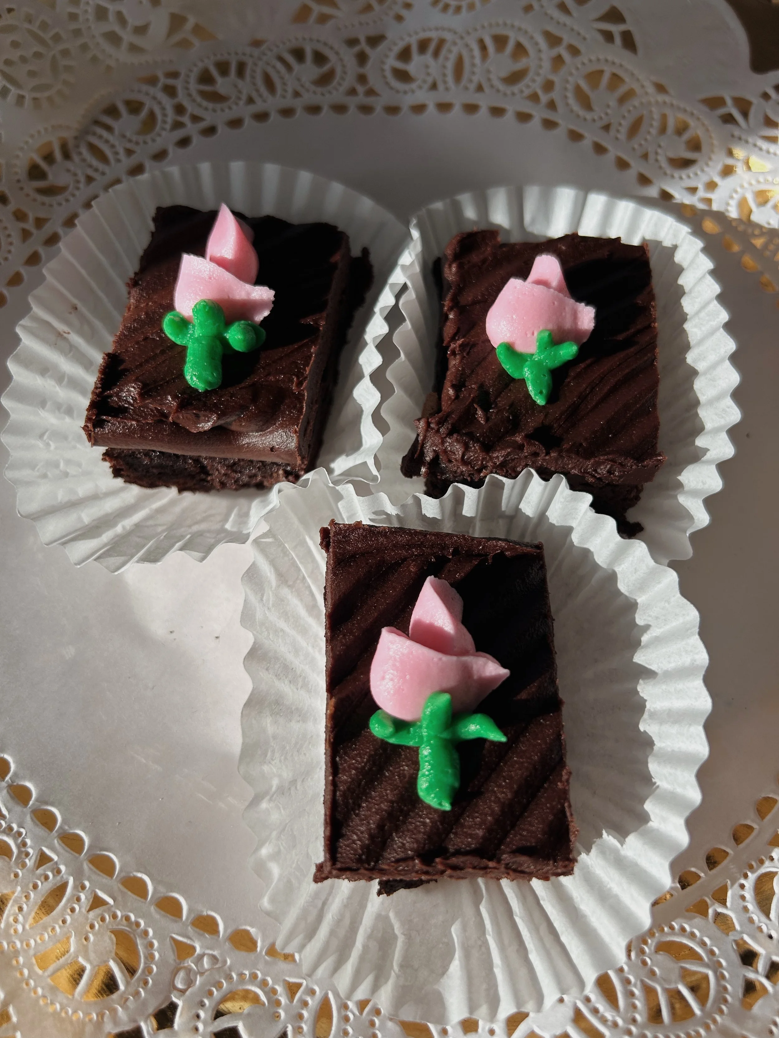 Rose Brownies