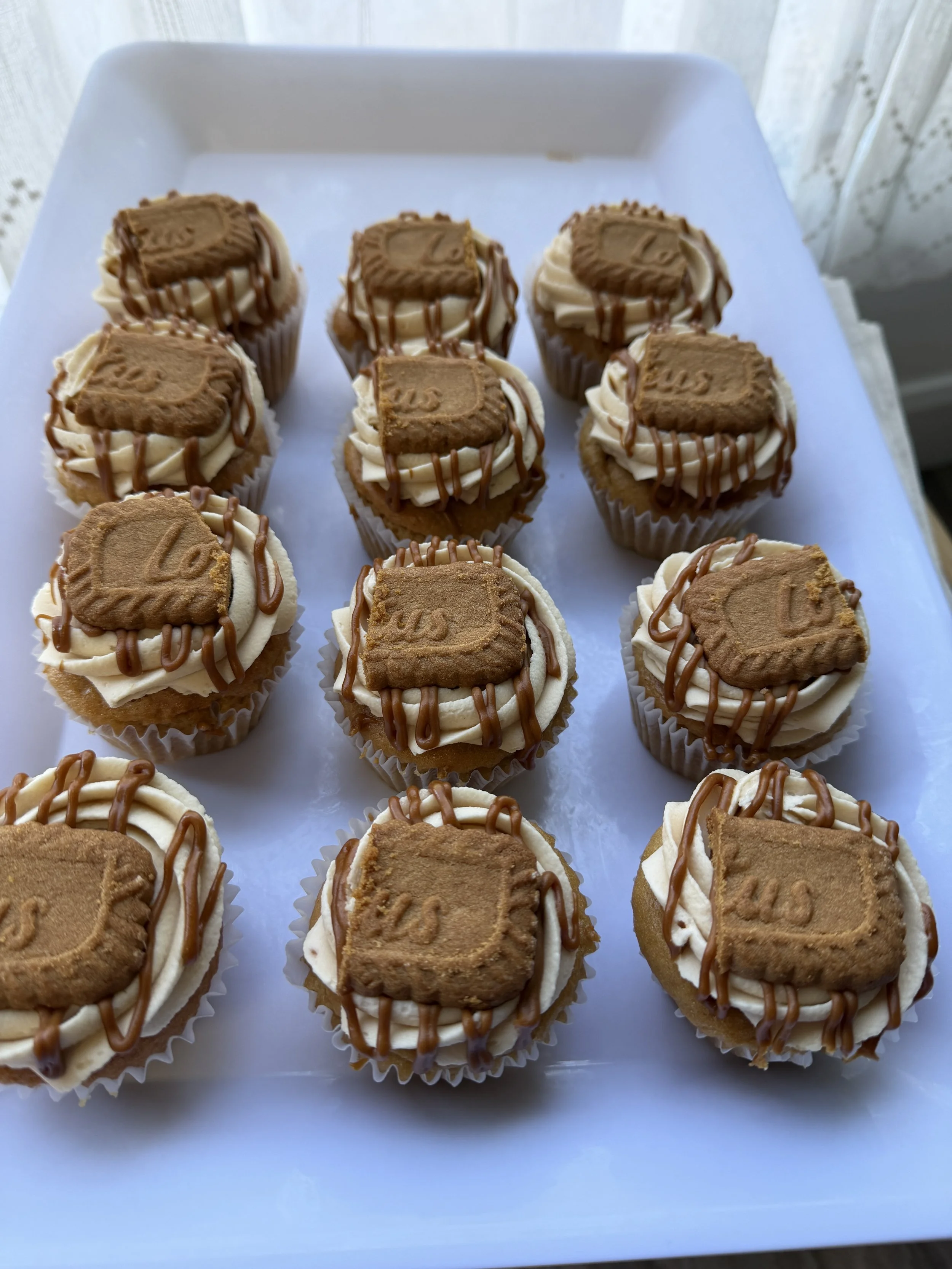 Lotus Biscoff Cupcakes