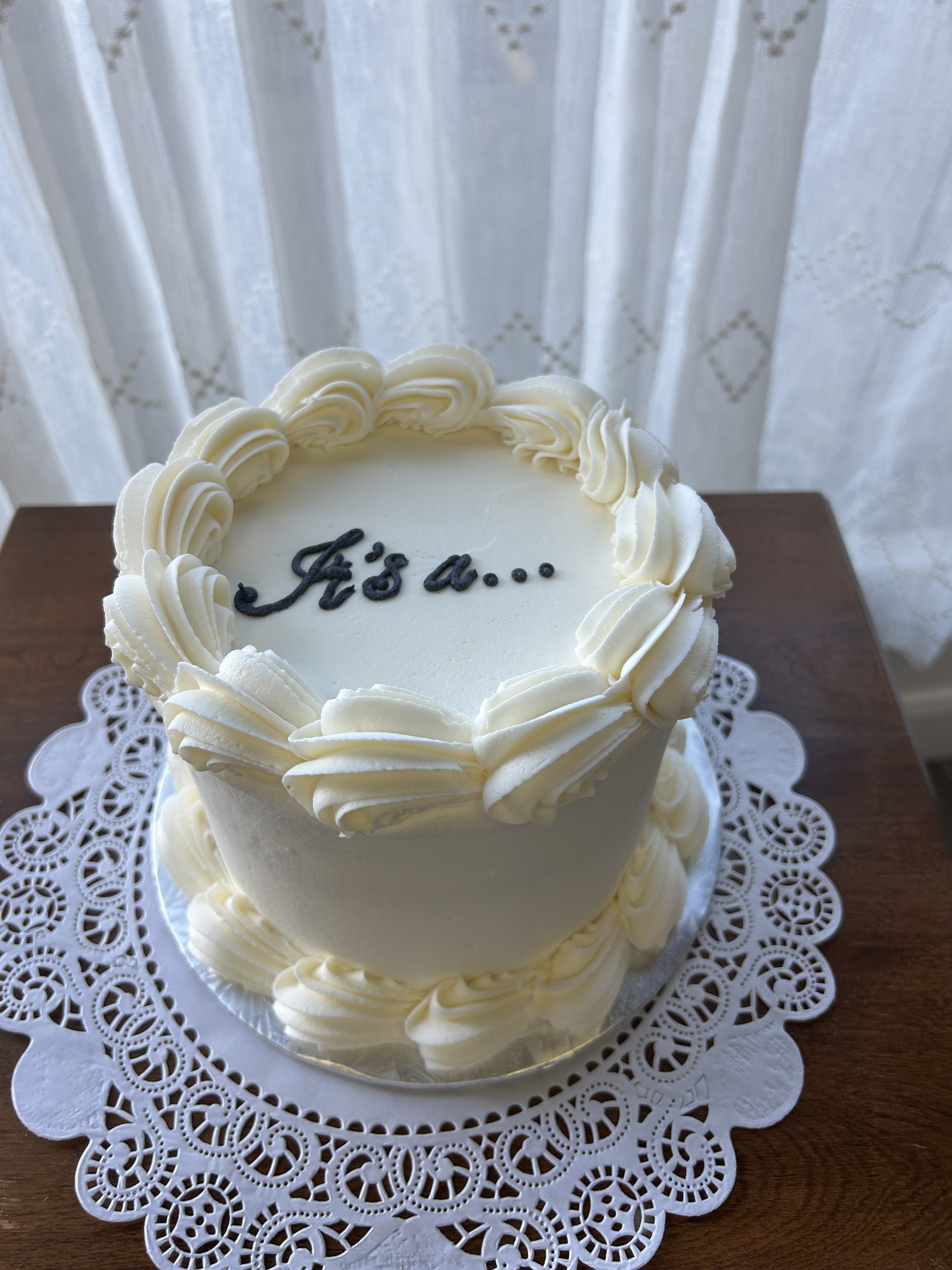 Gender Reveal Cake