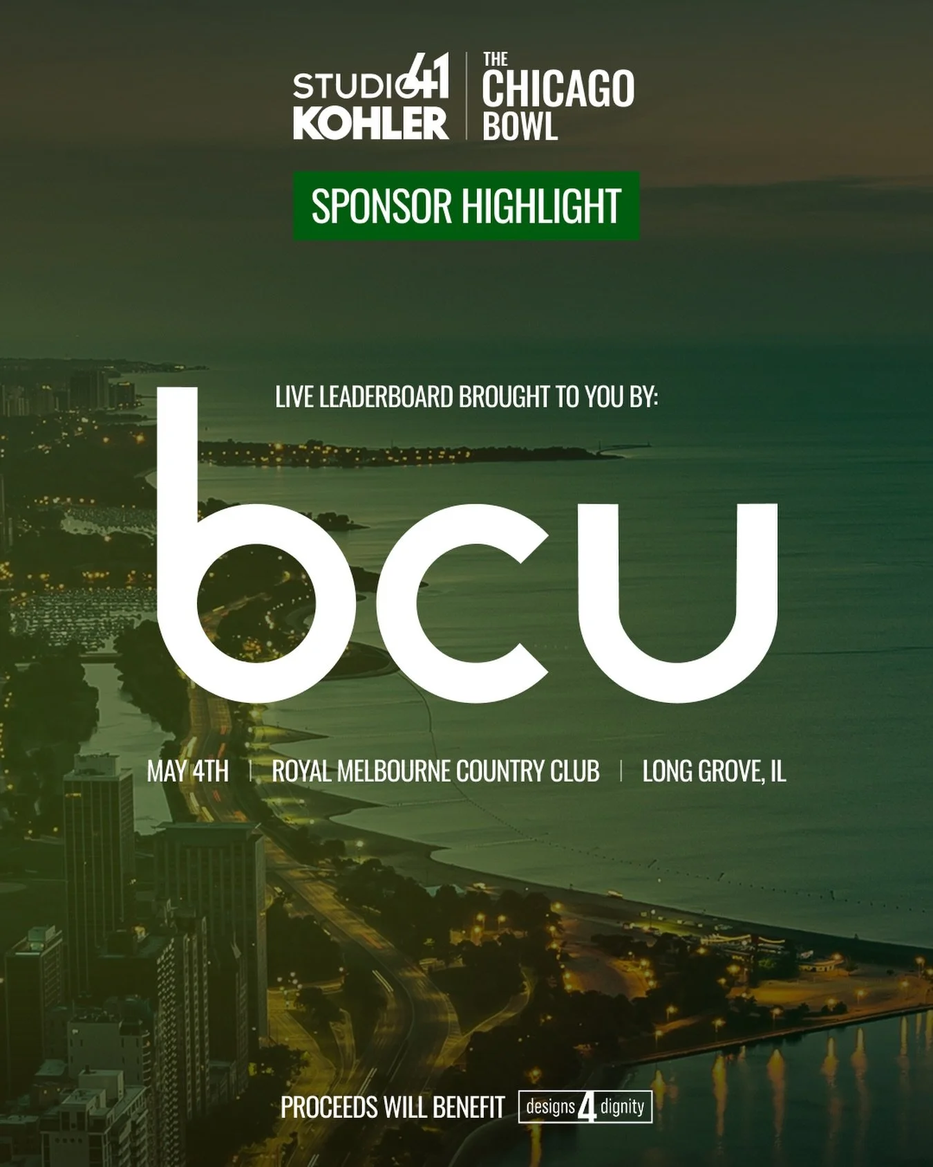 We&rsquo;ve got big news 👀
We partnered with BCU to bring you the live leaderboard at the Studio41 x Kohler Chicago Bowl.

Real-time scoring. Every shot tracked.

Register now at the link in bio. Limited spots available.

Play. More. Golf. ⛳️