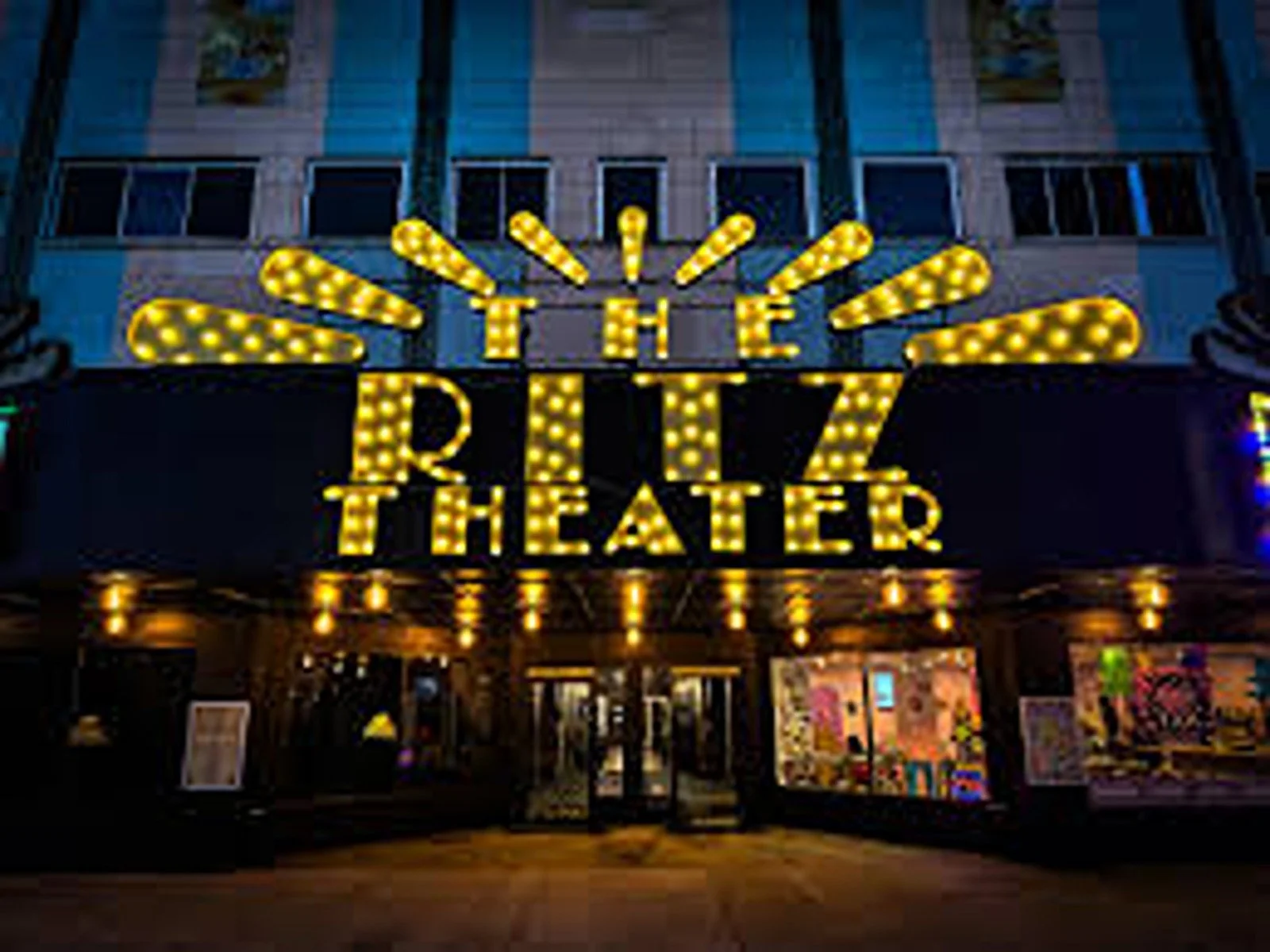 wedding venues in scranton pa the riz theater front sign