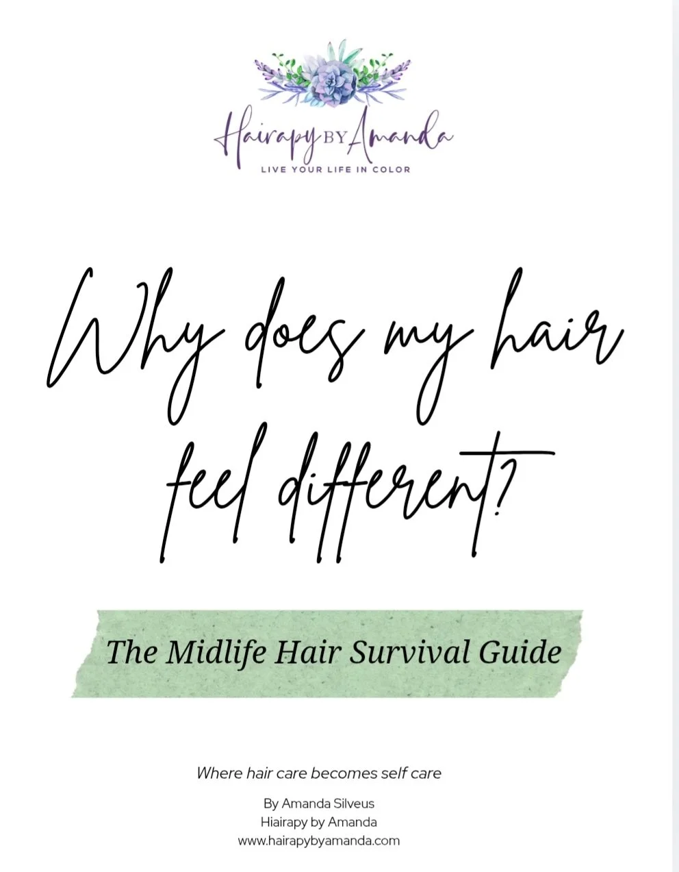 Why Does My Hair Feel Different - The Midlife Hair Survival Guide