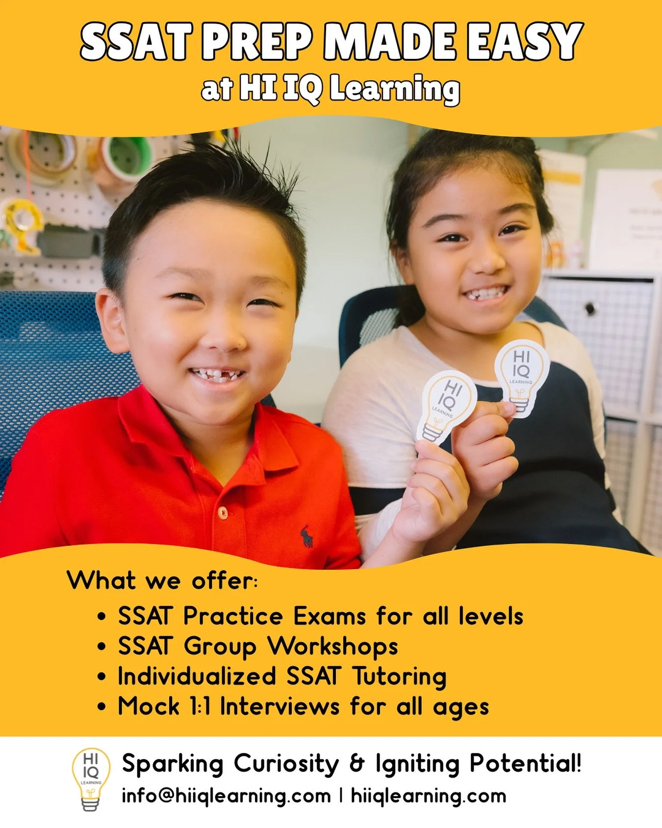 💡 Supporting Your Child&rsquo;s SSAT Success 🌟

We know that preparing for the SSAT can feel like a big step for both students and parents. That&rsquo;s why we&rsquo;ve put together supportive programs to help your child feel confident, prepared, a