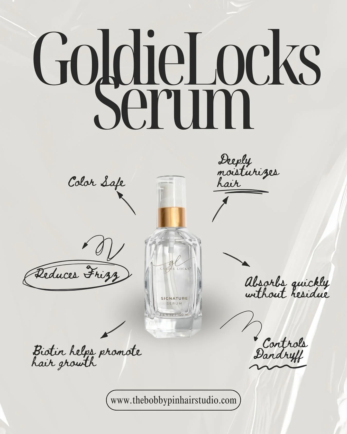 ✨ Meet your new hair essential ✨ 

GoldieLocks Serum 💫 is here to hydrate, smooth, and protect your strands. From reducing frizz to promoting growth with biotin&mdash;this lightweight formula does it all without leaving residue. ✨ make sure to grab 