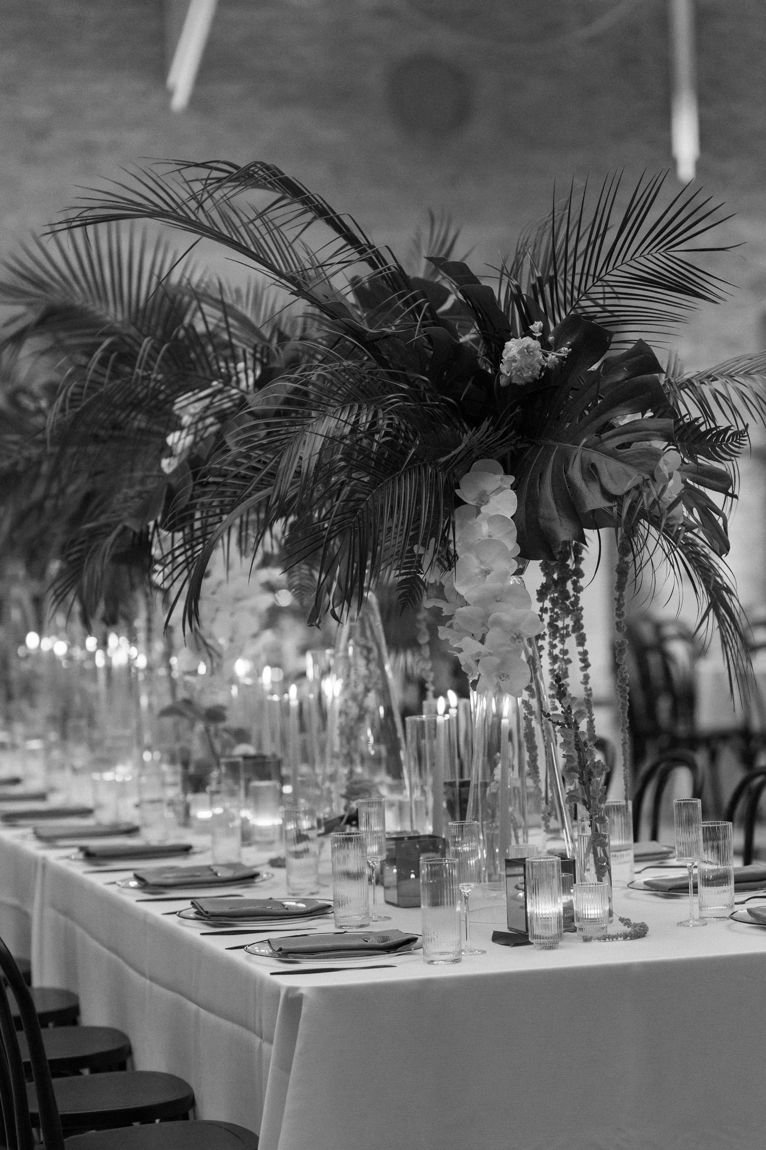 Tropical Night at the Museum Wedding